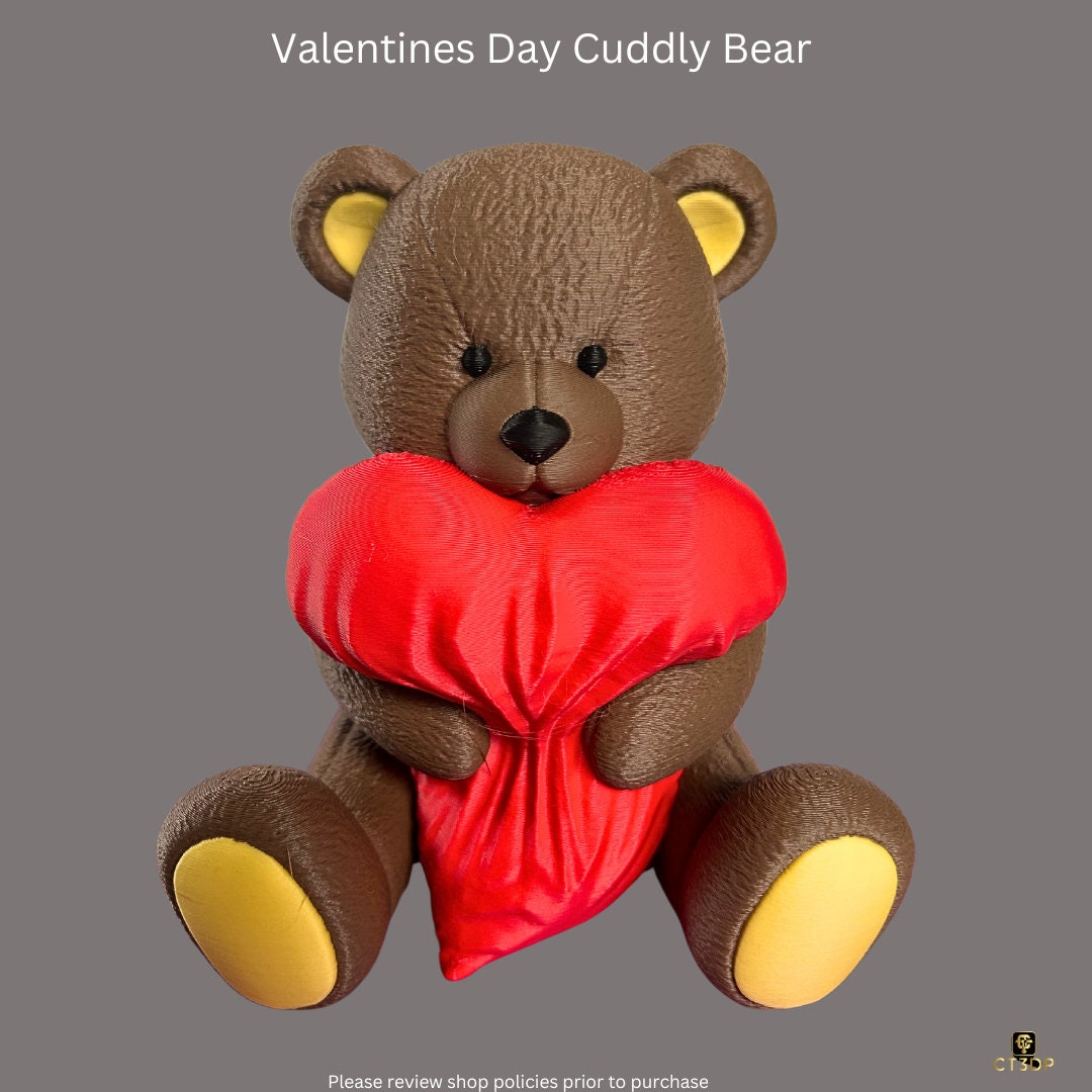 Cute and Cuddly bear - just right for Valentine's Day