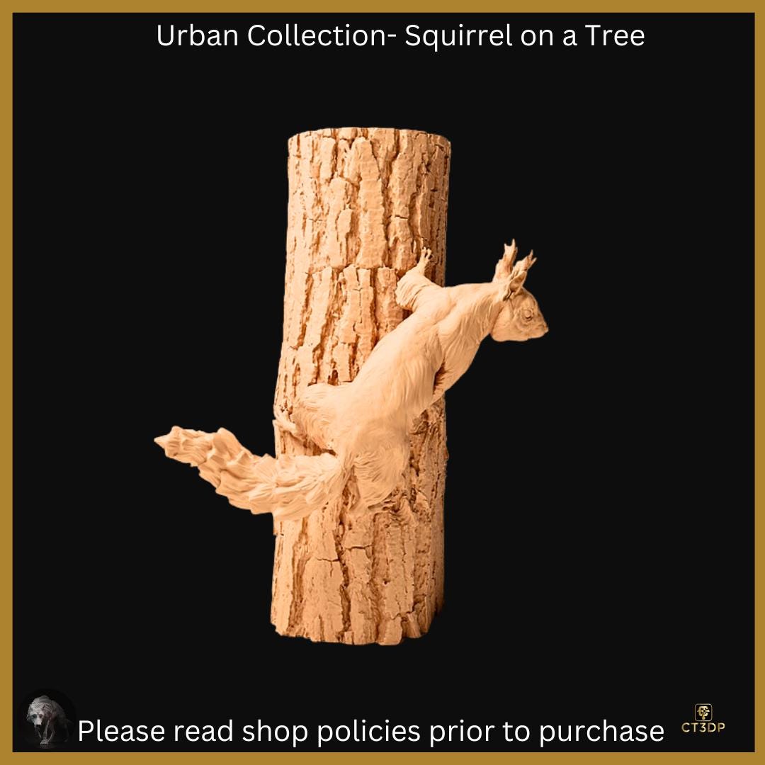 Urban Animal collection: Red Squirrel on a tree - cheeky little fellas