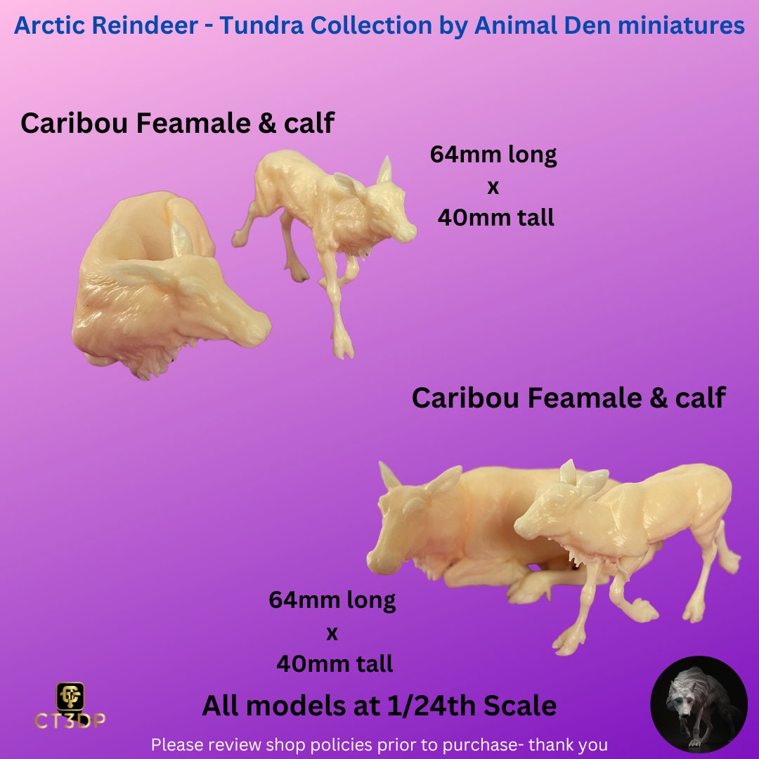 New in Store: Reindeer Collection from the Tundra Series by Animal Den Miniatures