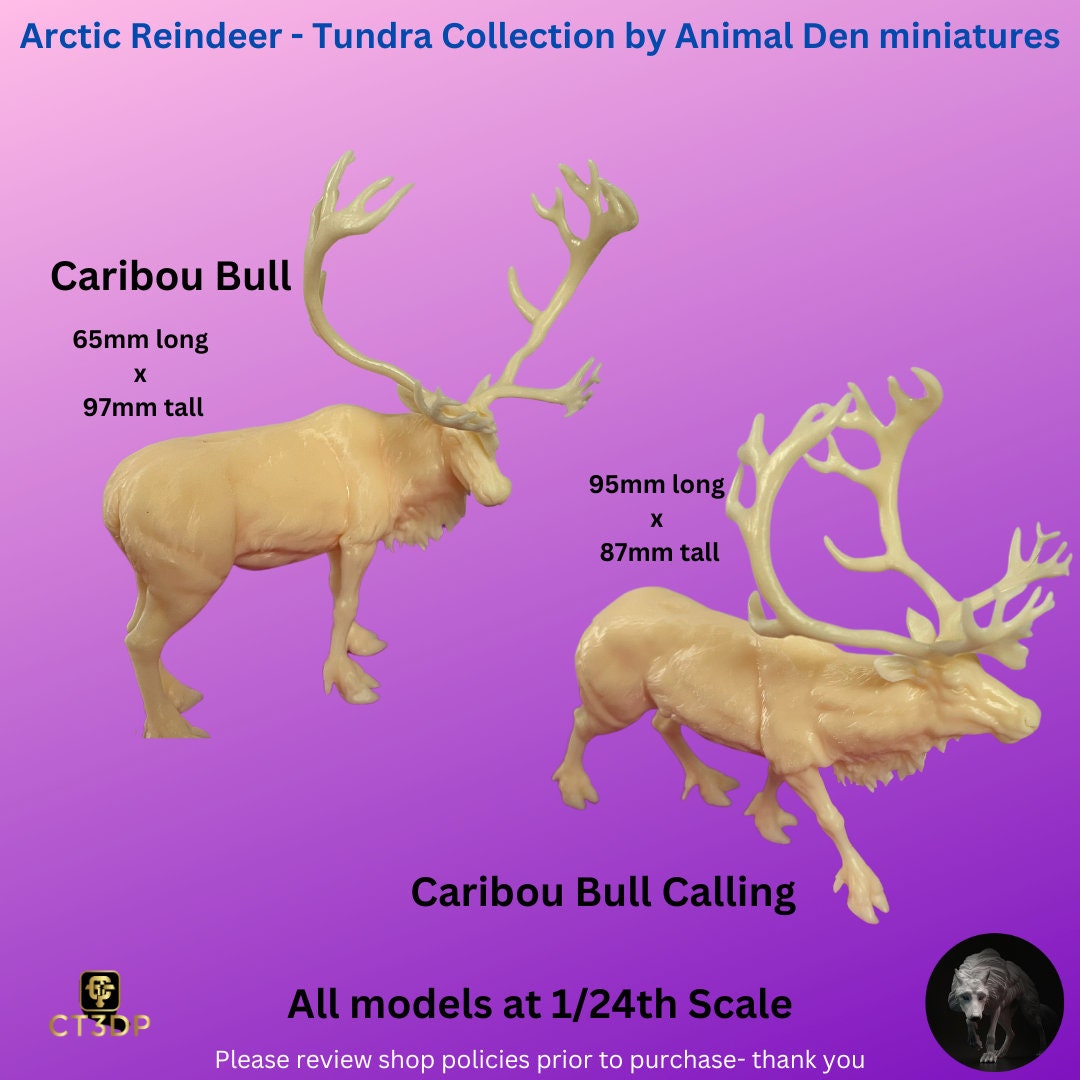New in Store: Reindeer Collection from the Tundra Series by Animal Den Miniatures