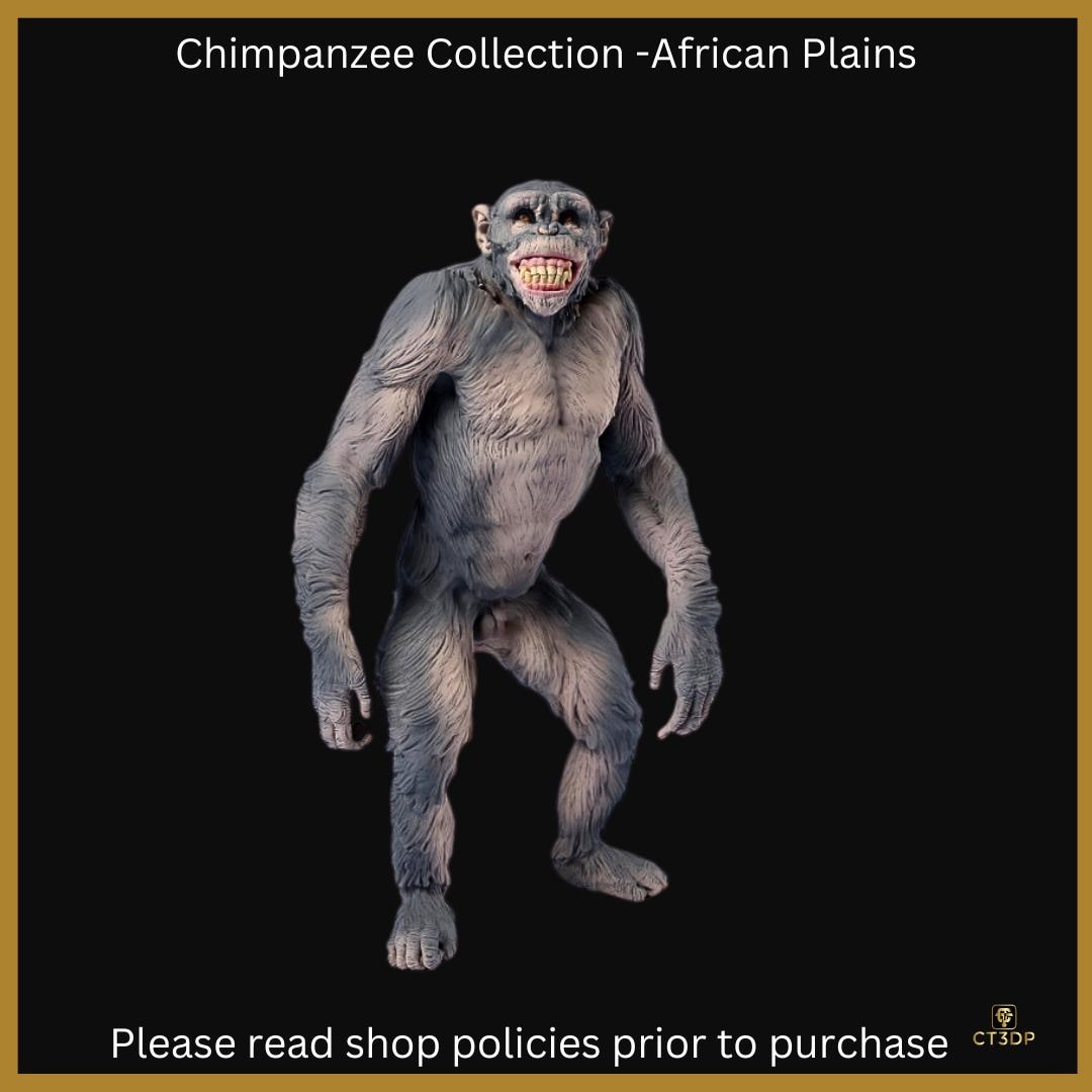 Africa Jungle and Plains Collection - Chimpanzees by Animal Den Miniatures