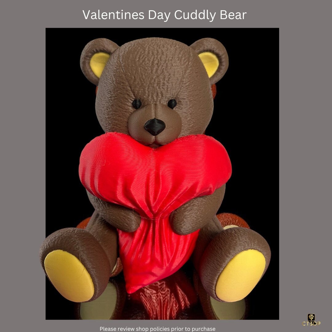 Cute and Cuddly bear - just right for Valentine's Day
