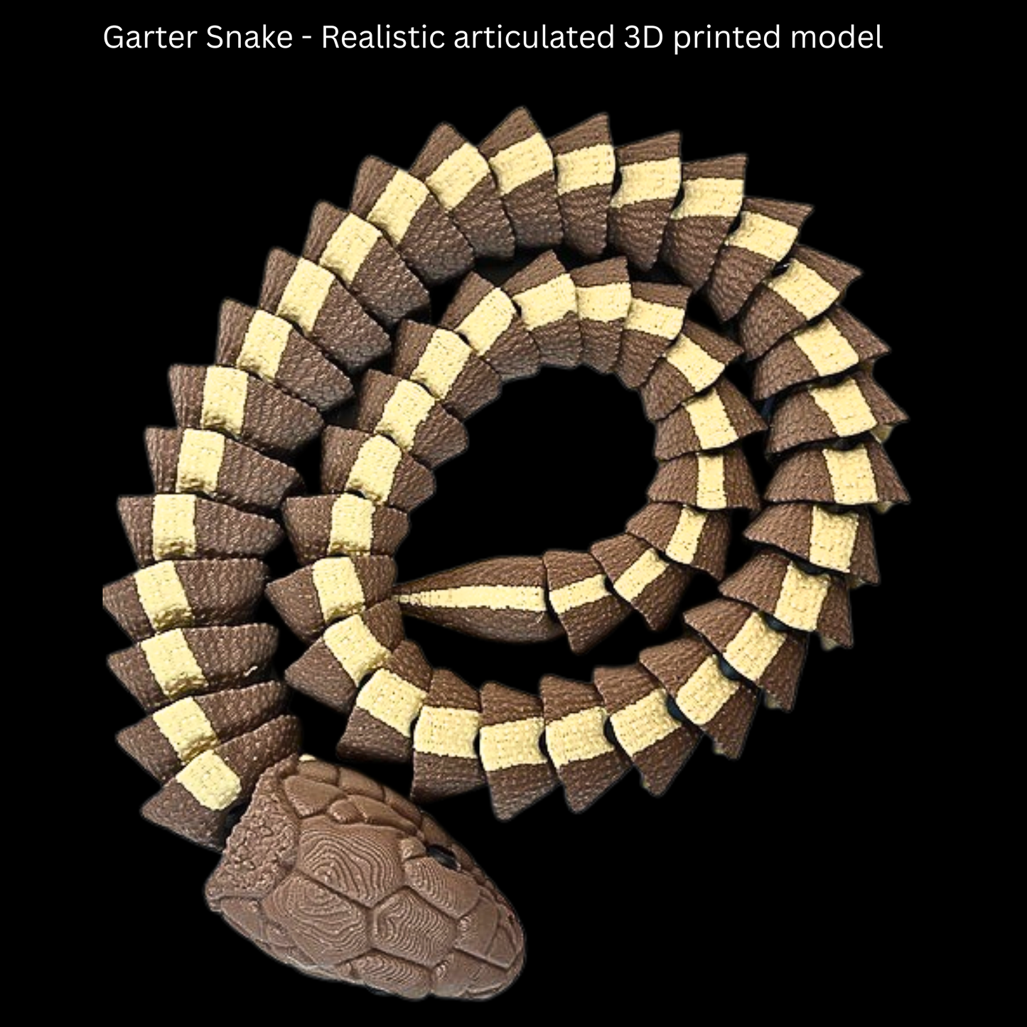 Realistic Filament Garter Snake