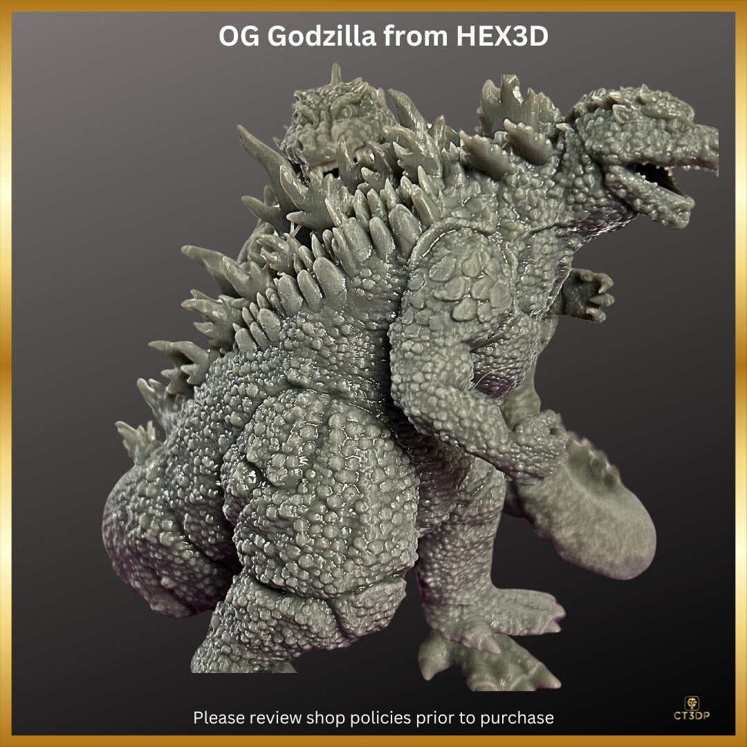 Godzilla Miniature by HEX3D