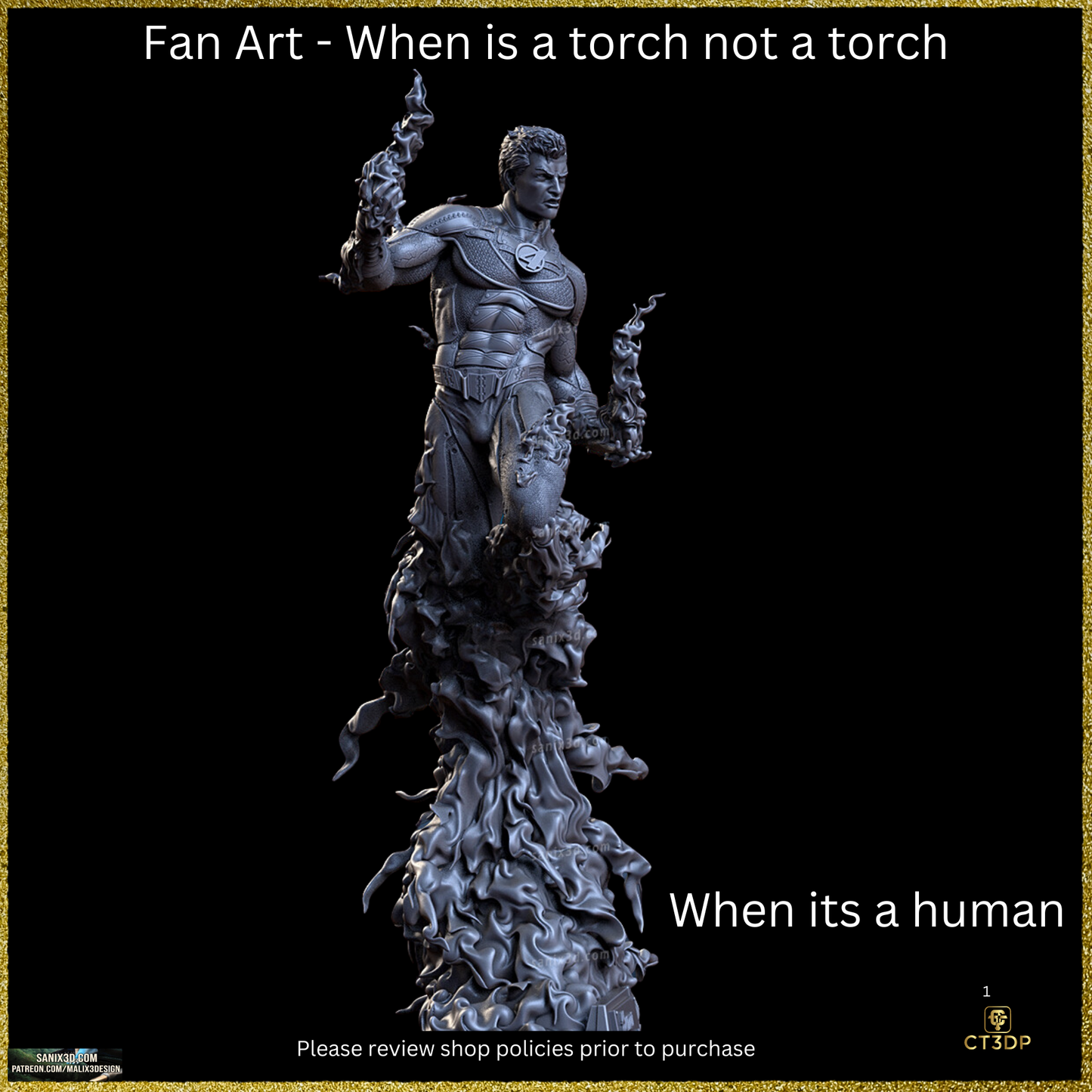 Fan Art Human Torch (Johnny Storm)