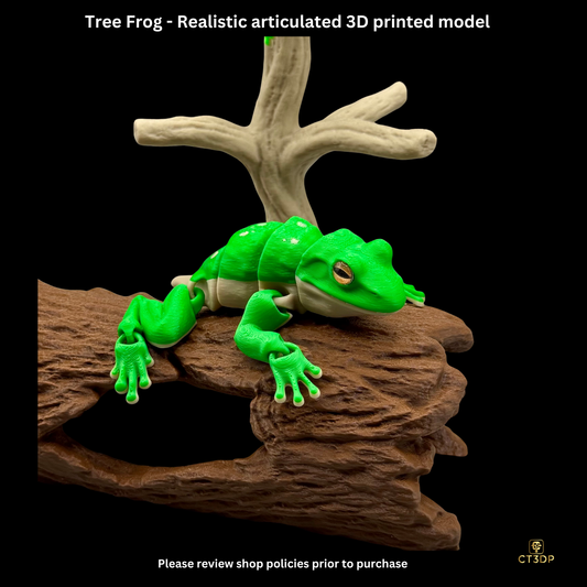 Realistic Filament Tree Frog