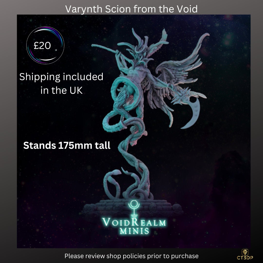 Varynth : Scion of the Void by Voidrealm Minis -TTRPG-RPG-Role play