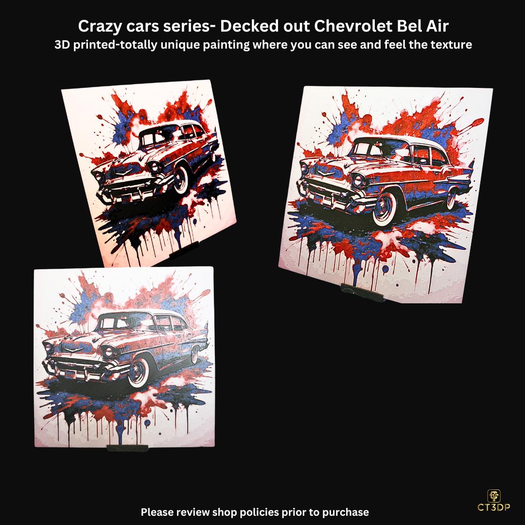 Chevrolet Bel Air 3D Printed Picture - Crazy Cars