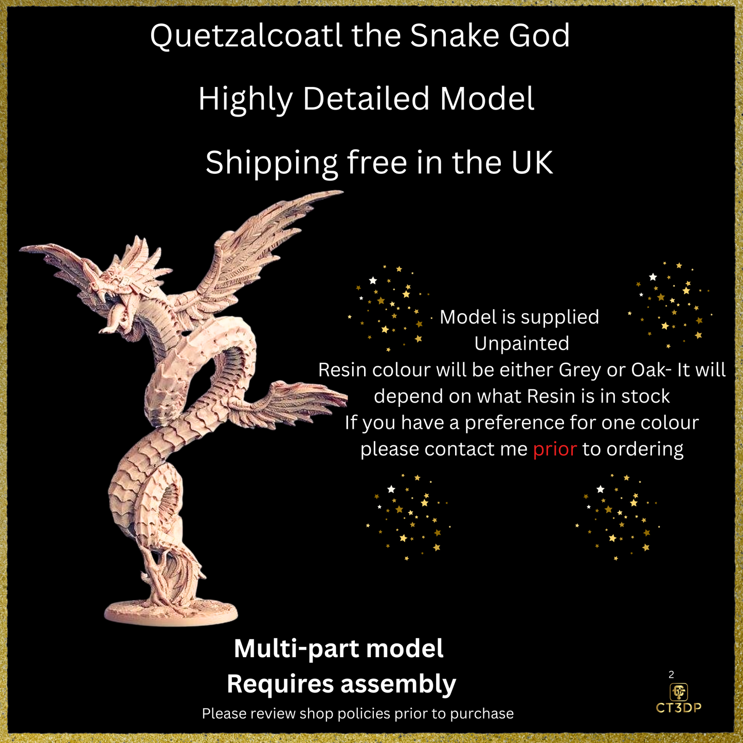 Quetzalcoatl Miniature: - Artisan Guild
