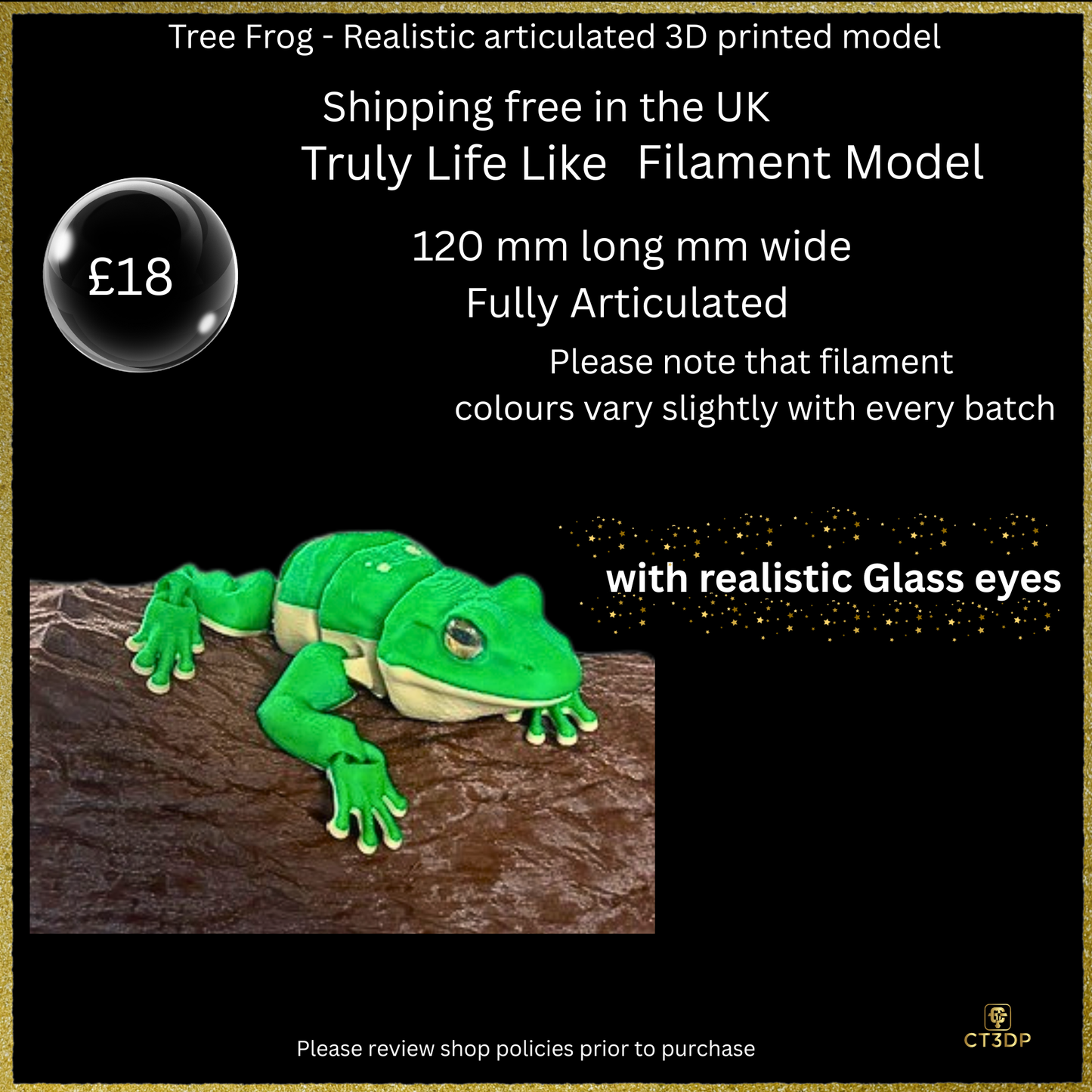 Realistic Filament Tree Frog