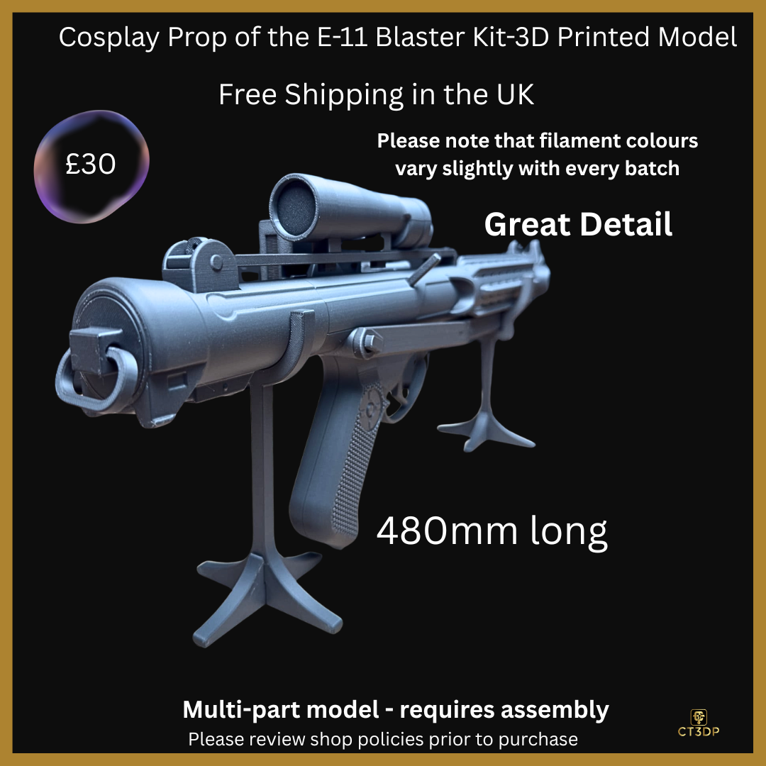 Cosplay prop of the E11 Blaster