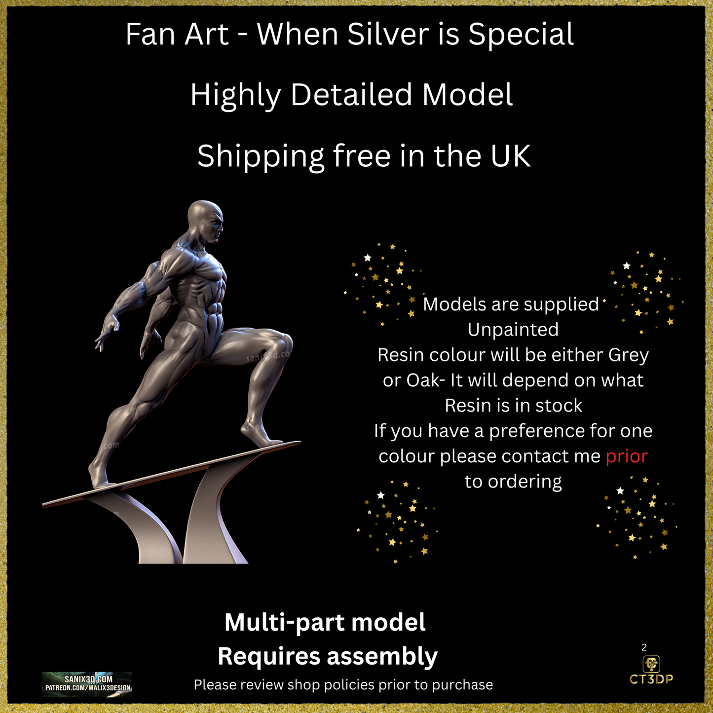 Fan Art Silver Surfer (Norrin Radd)