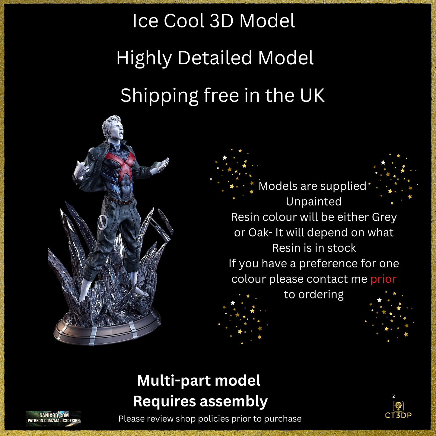 Fan Art Ice Man (Robert Louis "Bobby" Drake)