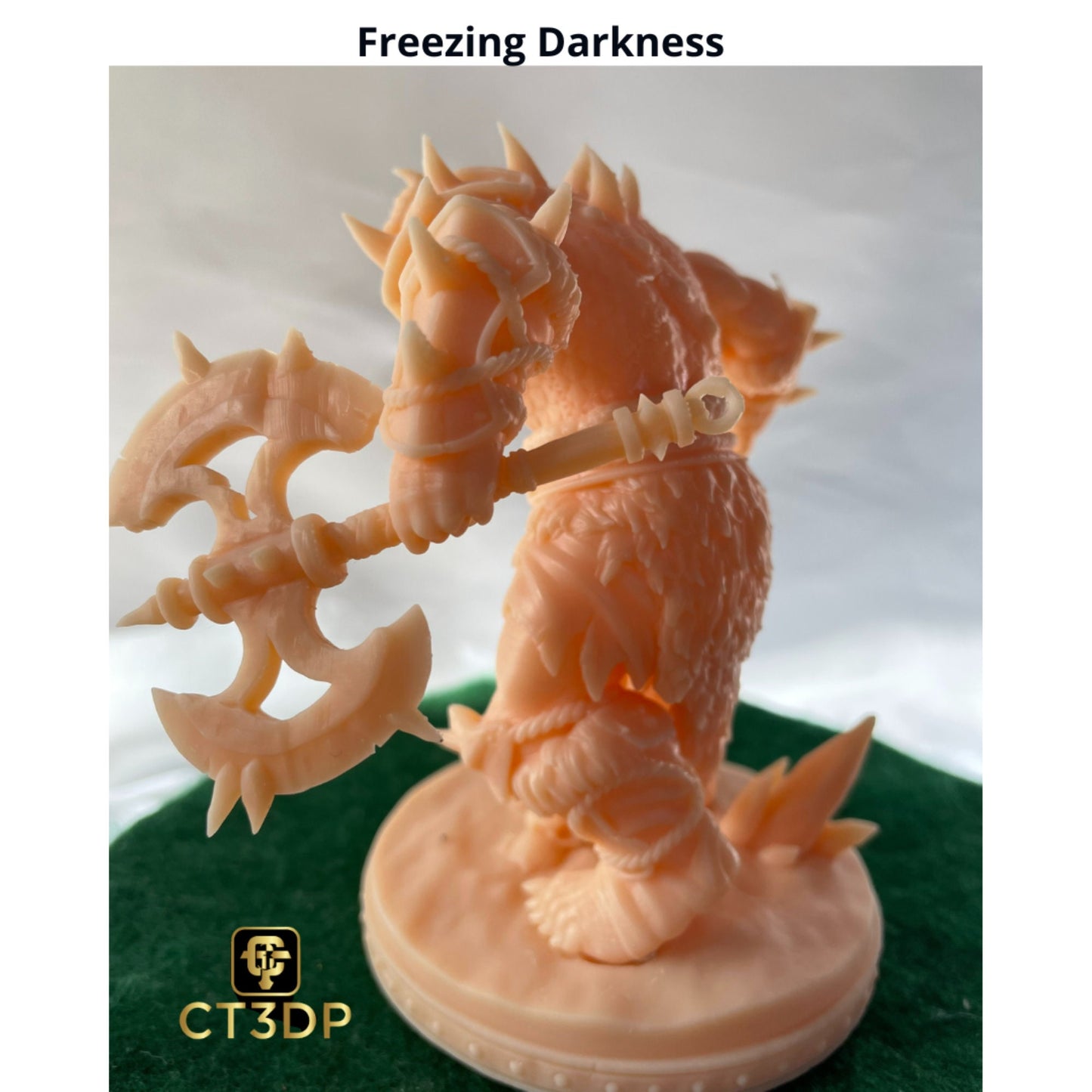 Freezing Darkness Miniature: 32mm DnD, 75mm TTRPG Model.