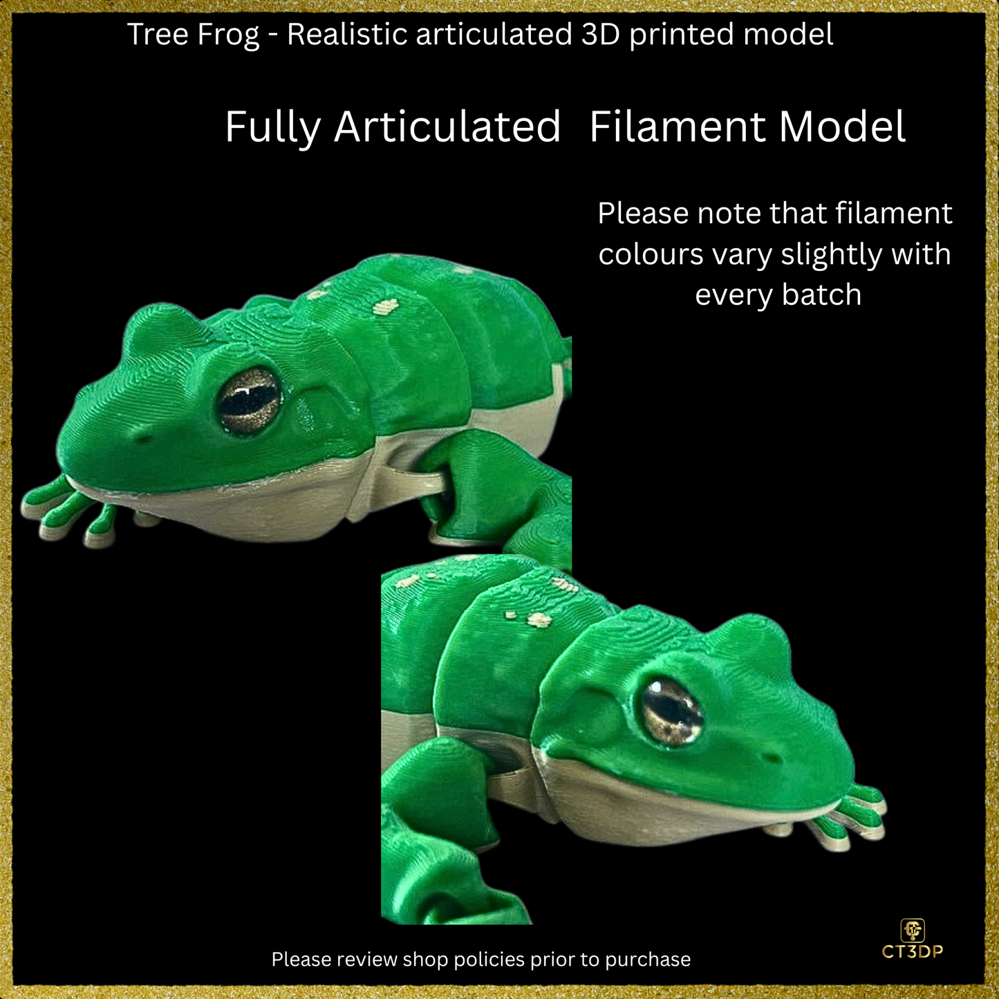 Realistic Filament Tree Frog
