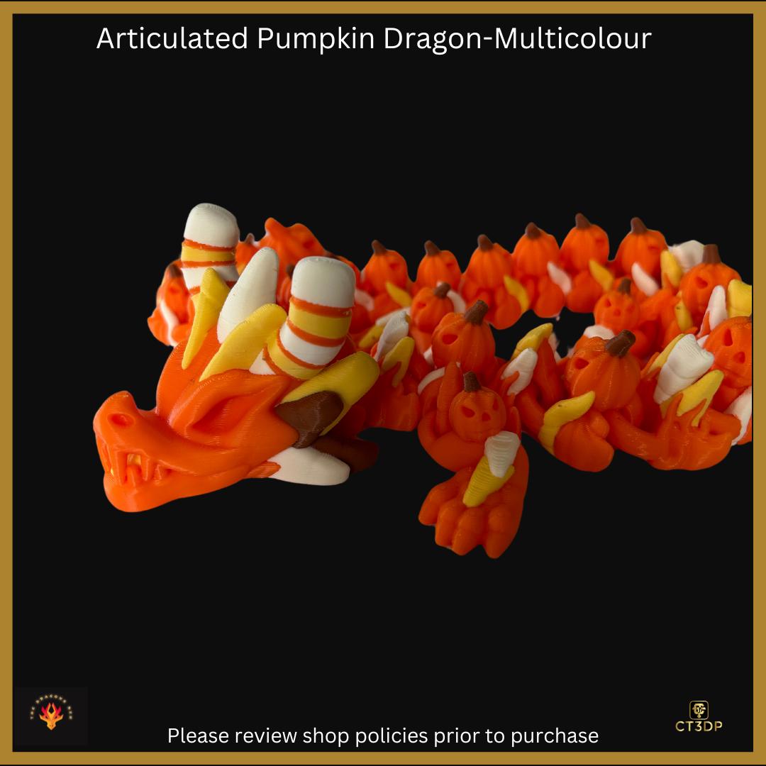 Articulated Pukin Dragon 480mm - Halloween