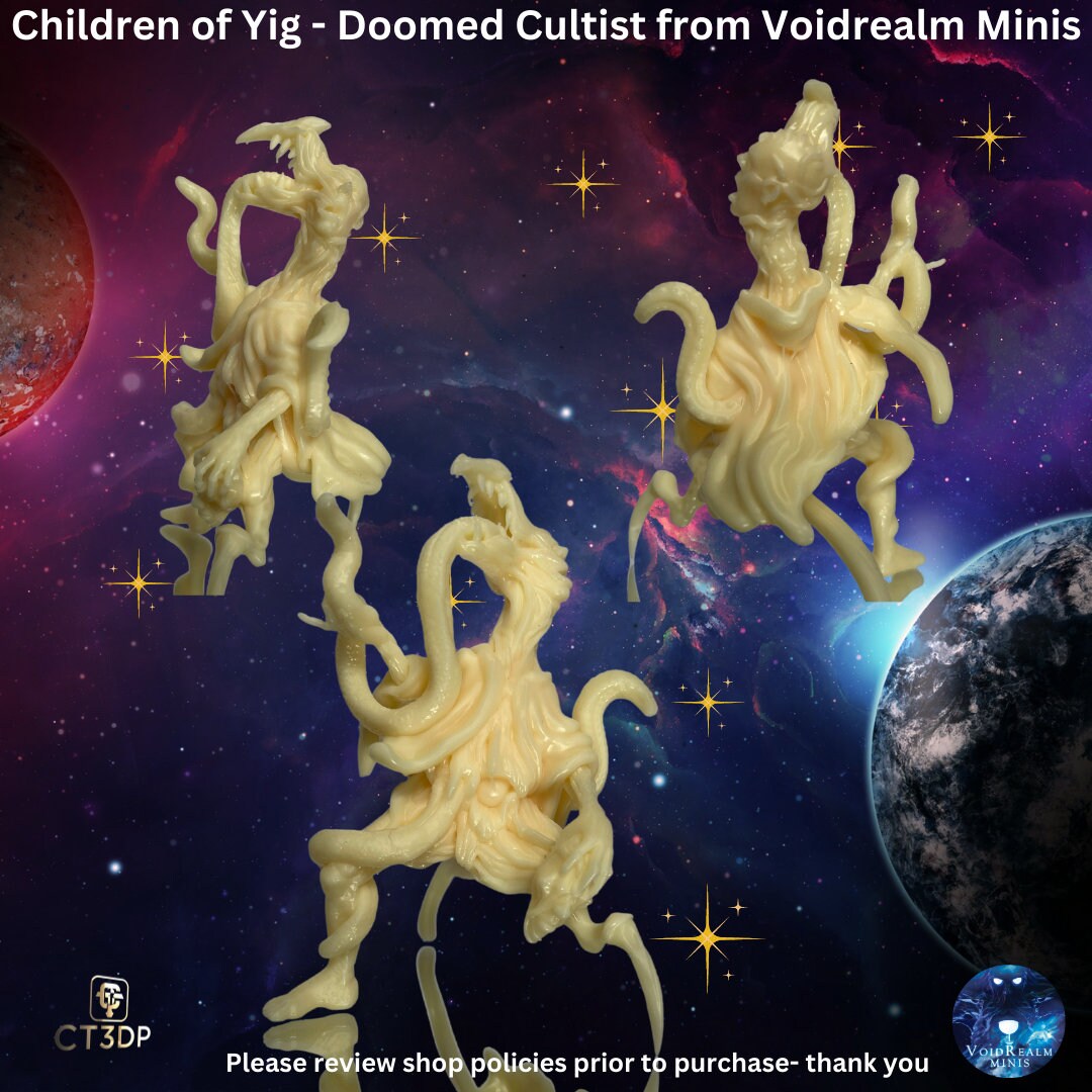 Doomed Cultist Miniature - Children of Yig
