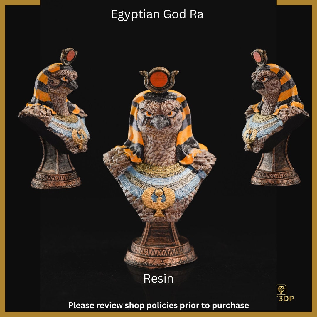 Ra - Ancient Egyptian Solar Deity Model: 3D Printed Resin
