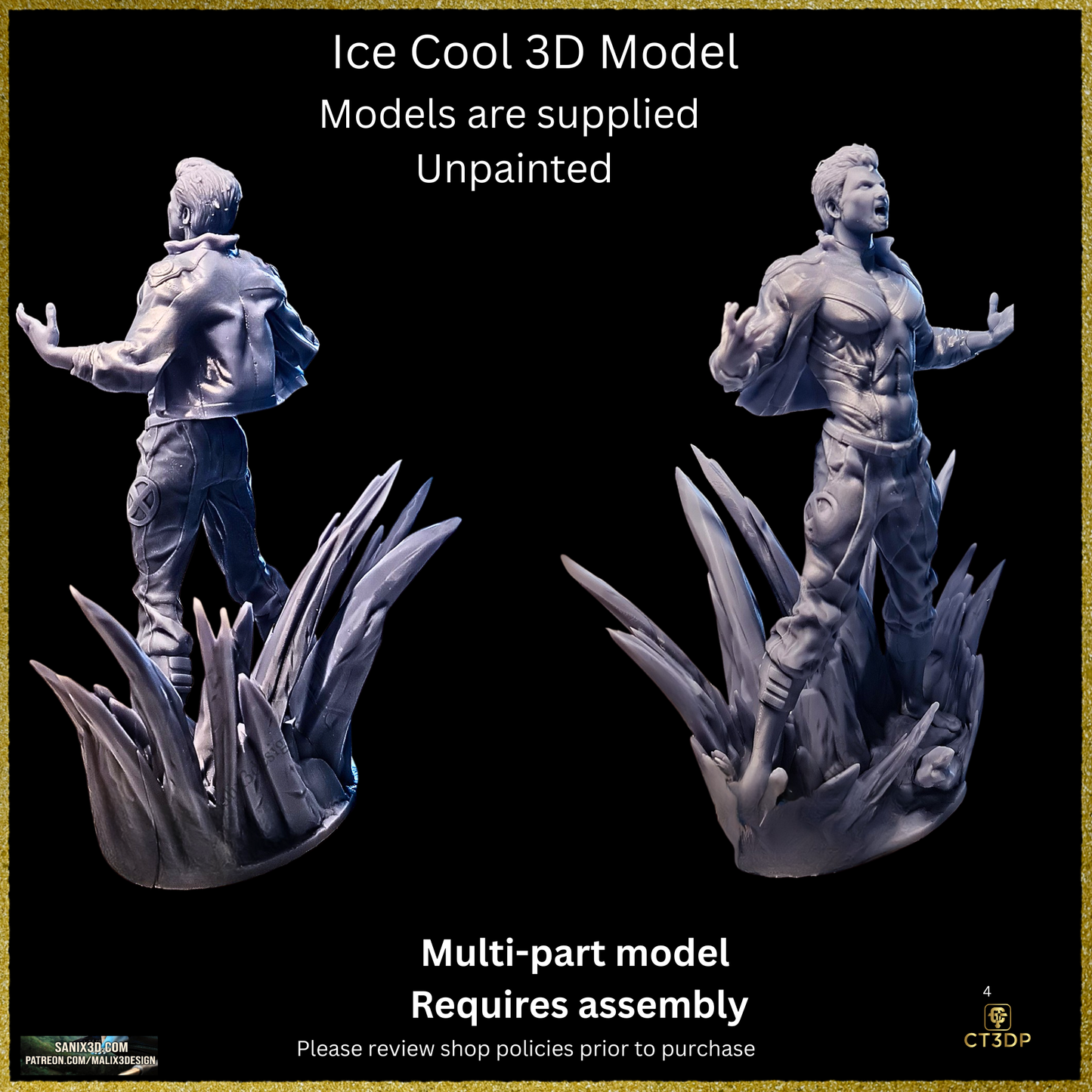 Fan Art Ice Man (Robert Louis "Bobby" Drake)