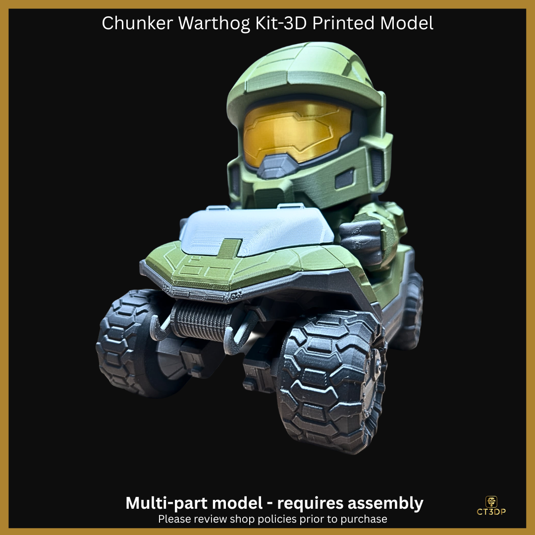 Chunkorer - Warthog Kit with Commander-in-Chief Coloured 3D Printed