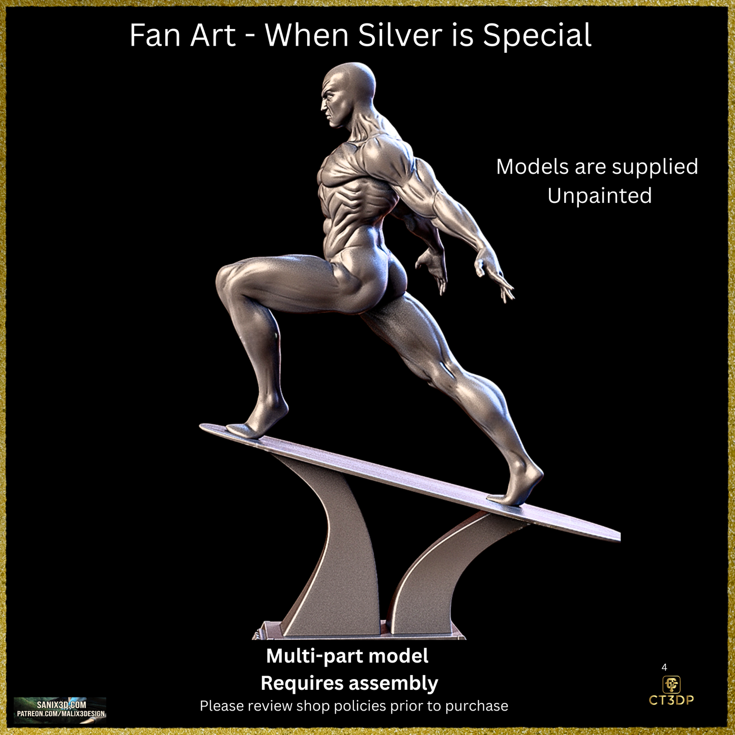 Fan Art Silver Surfer (Norrin Radd)