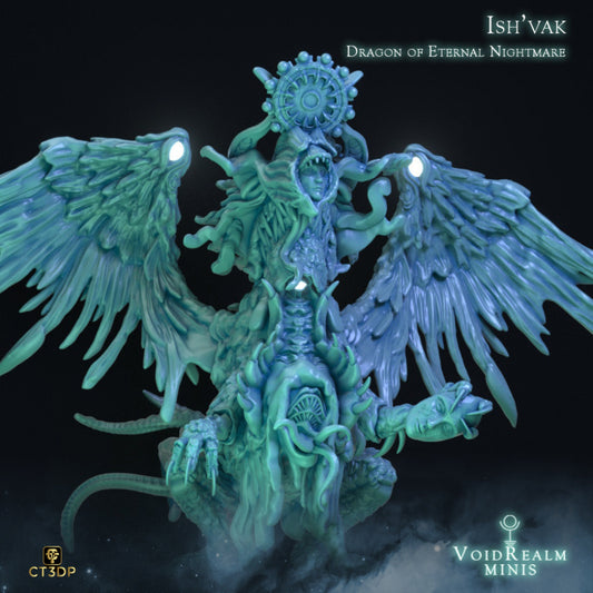 Ish'Vak from Dreamlands - Dragon of Eternal Nightmare by Voidrealms Minis