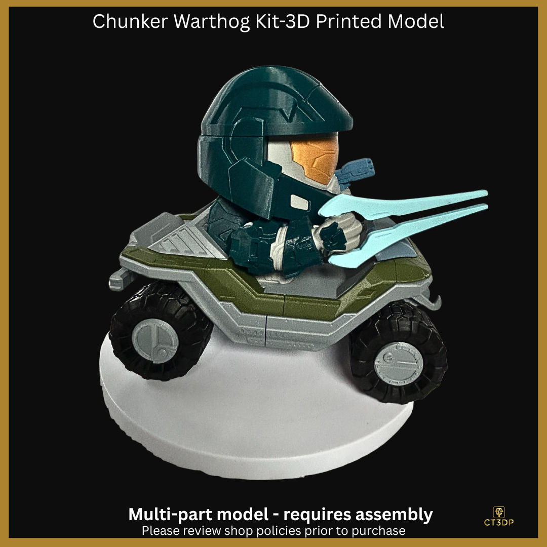 Chunkorer - Warthog Kit with Commander-in-Chief Coloured 3D Printed