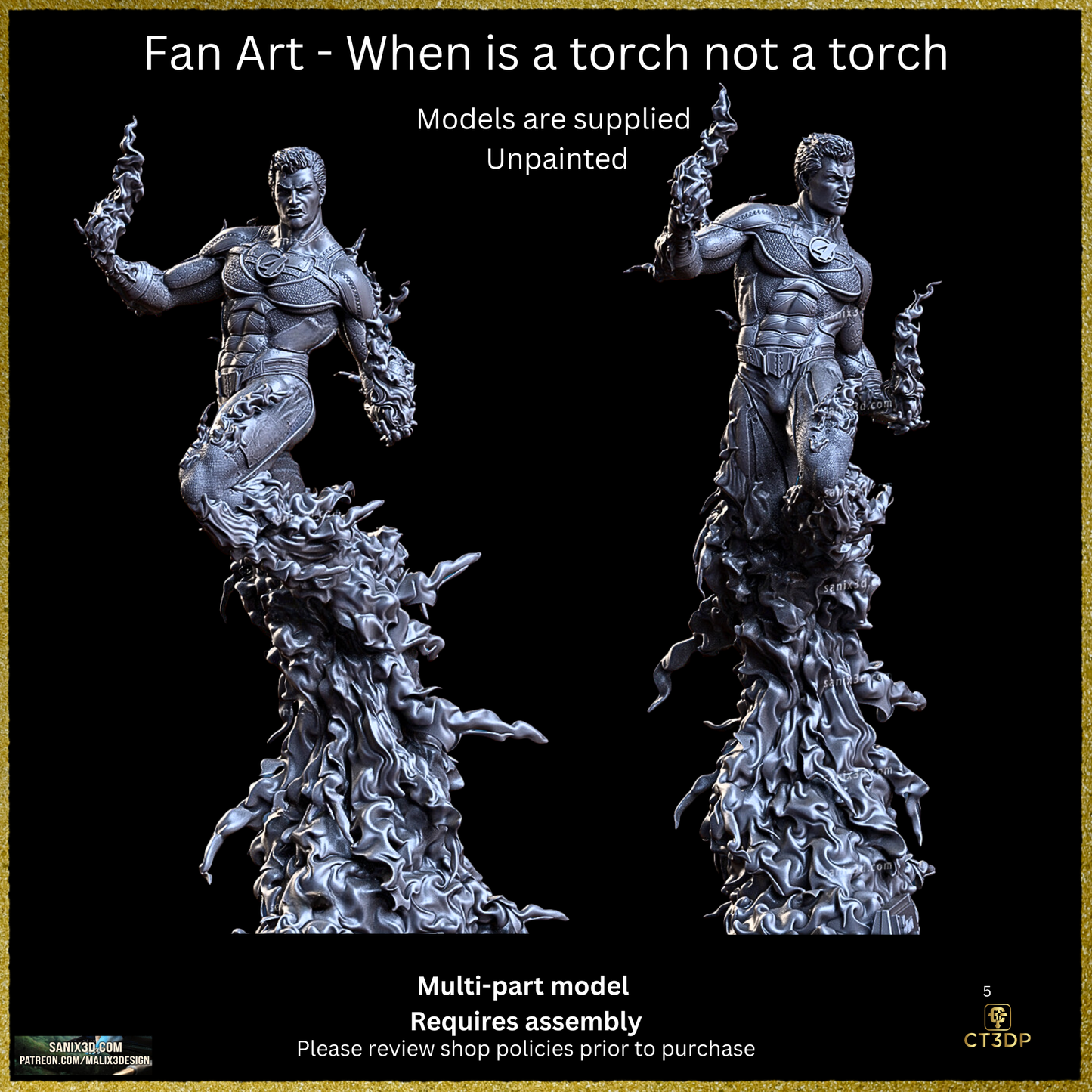 Fan Art Human Torch (Johnny Storm)