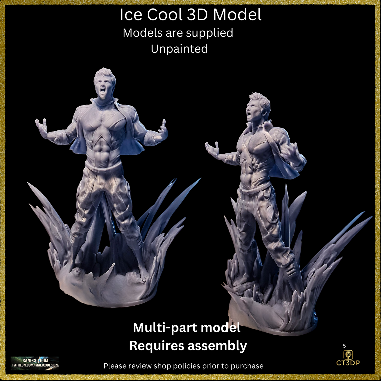 Fan Art Ice Man (Robert Louis "Bobby" Drake)
