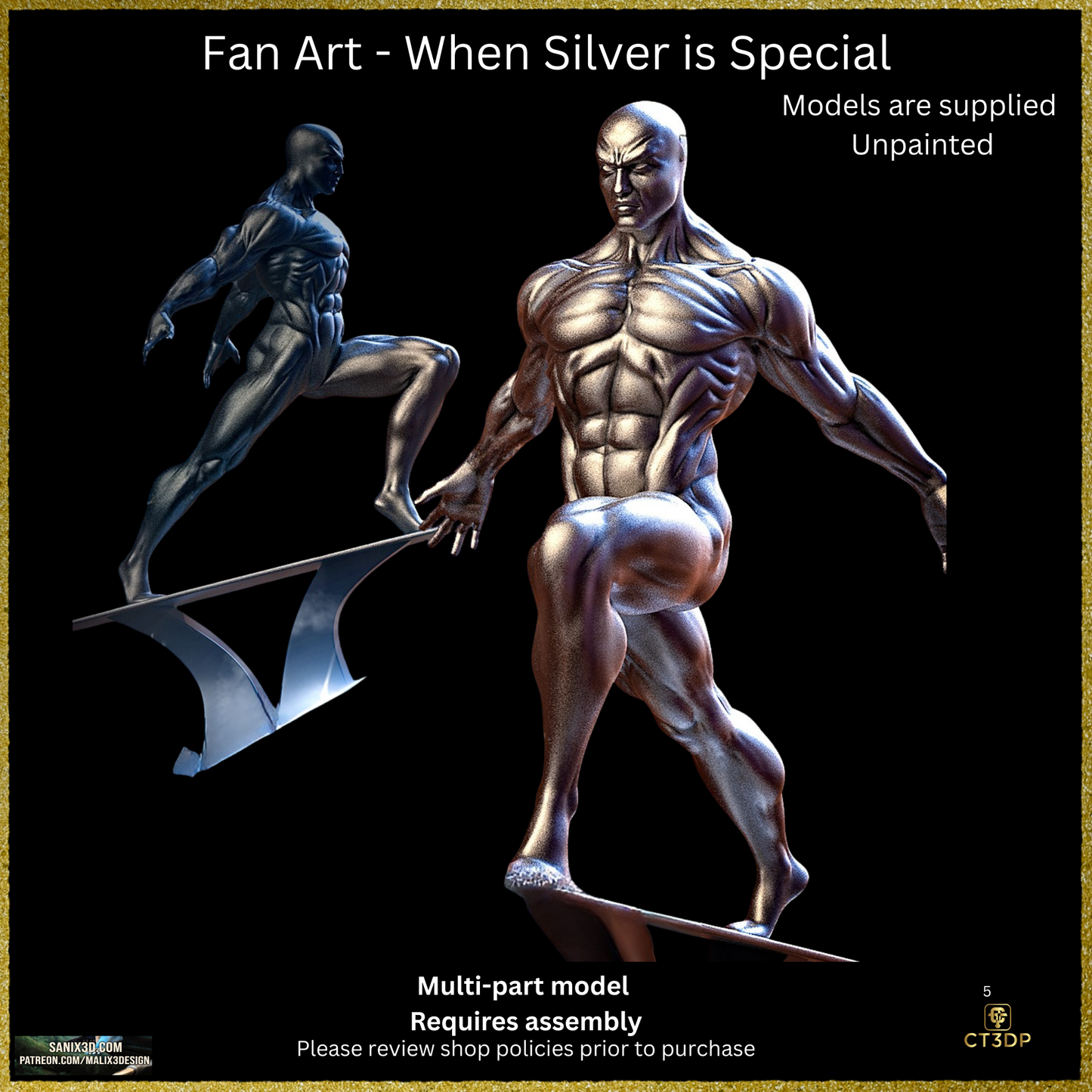 Fan Art Silver Surfer (Norrin Radd)