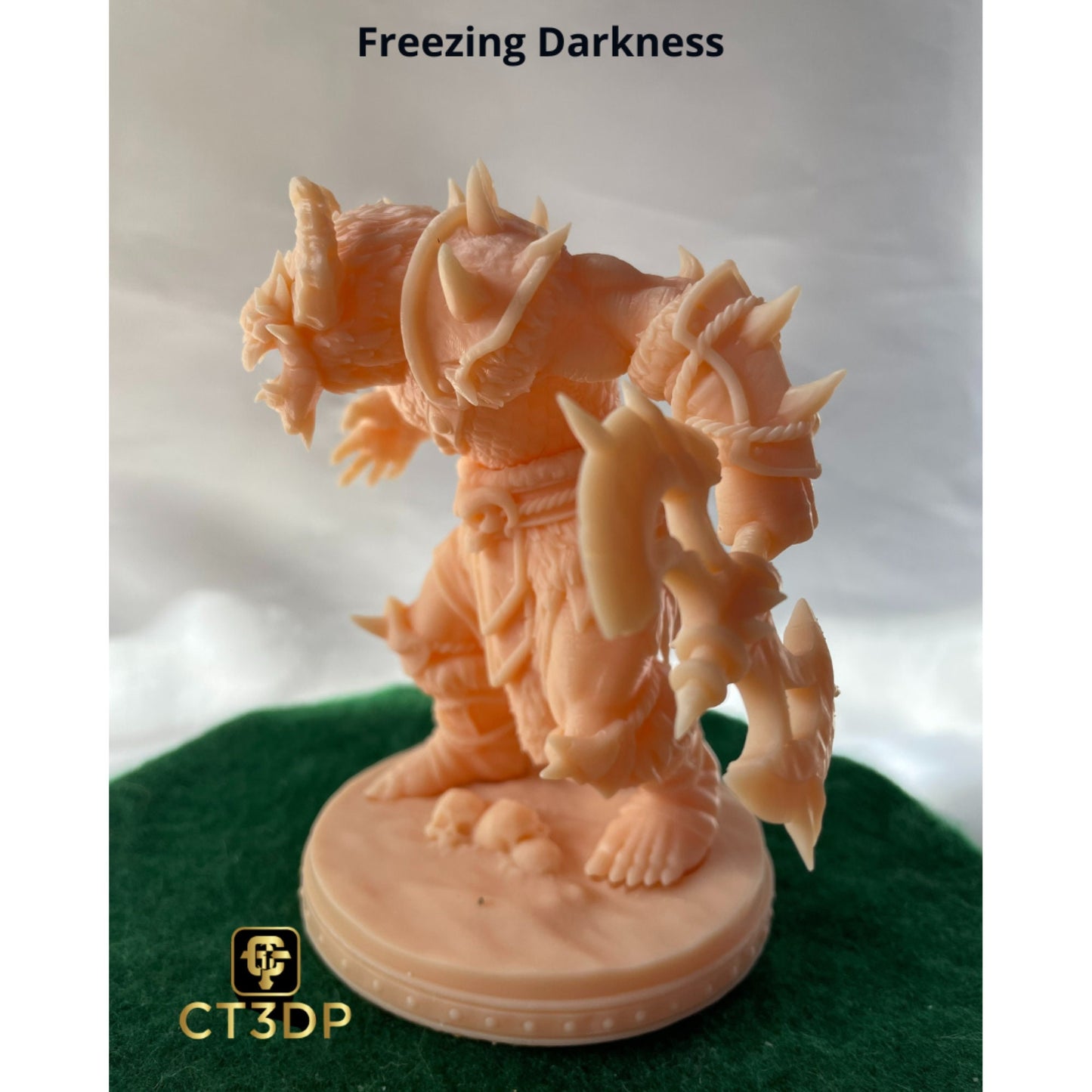 Freezing Darkness Miniature: 32mm DnD, 75mm TTRPG Model.