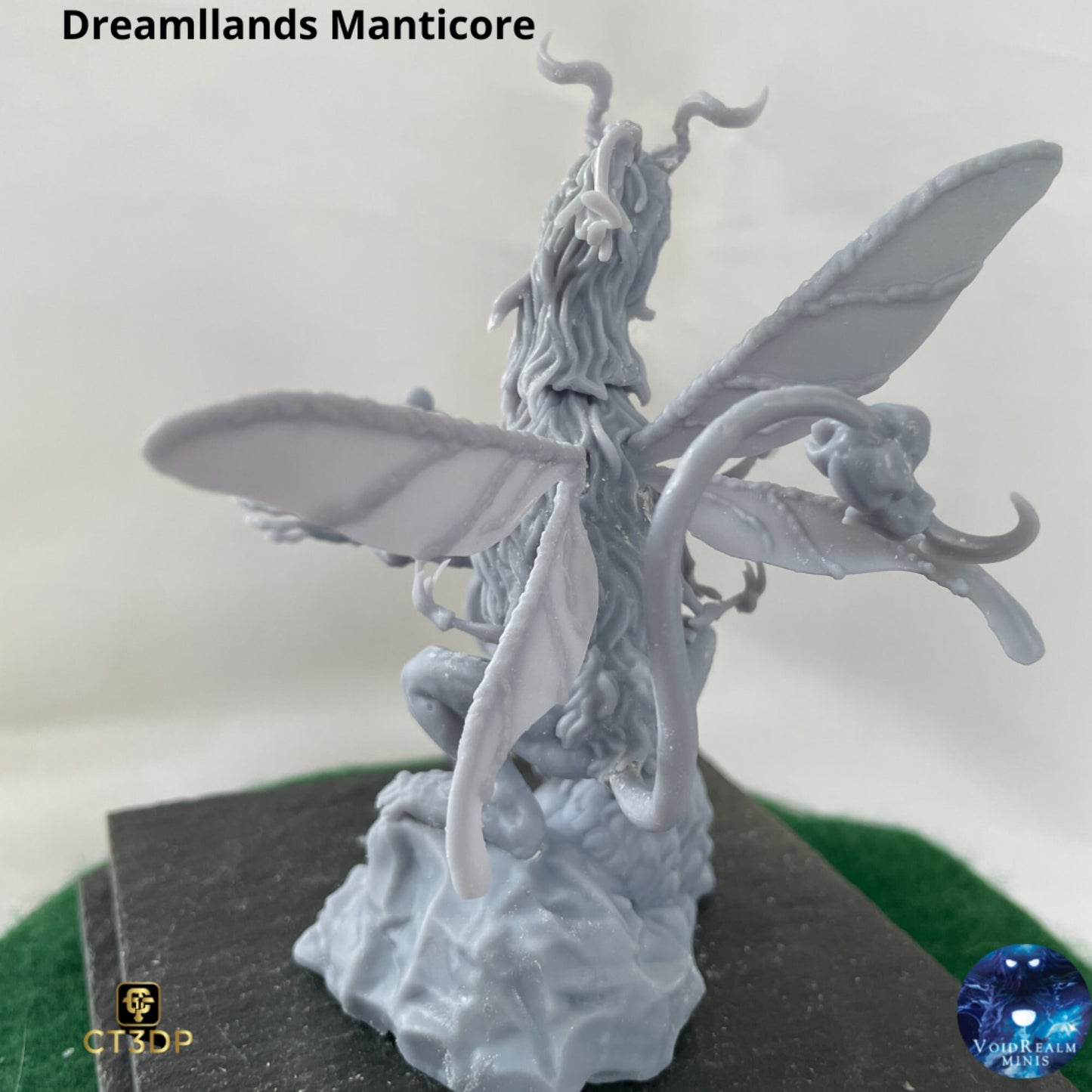 Dreamlands Manticore - by Voidrealm minis- horror-dreams-Spinx -DnD-TTRPG
