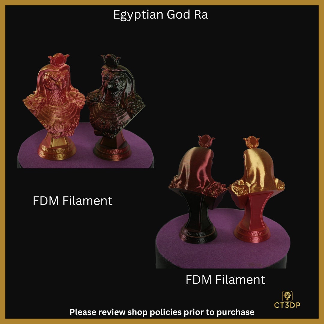 Ra - Ancient Egyptian Solar Deity Model: 3D Printed Resin