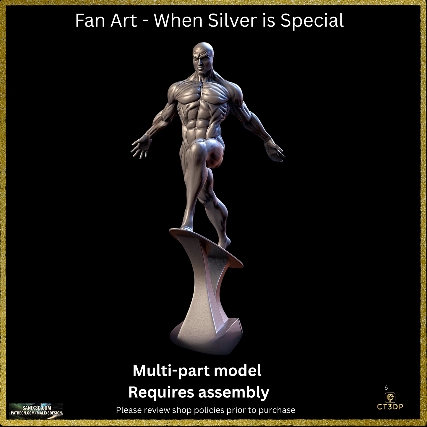 Fan Art Silver Surfer (Norrin Radd)