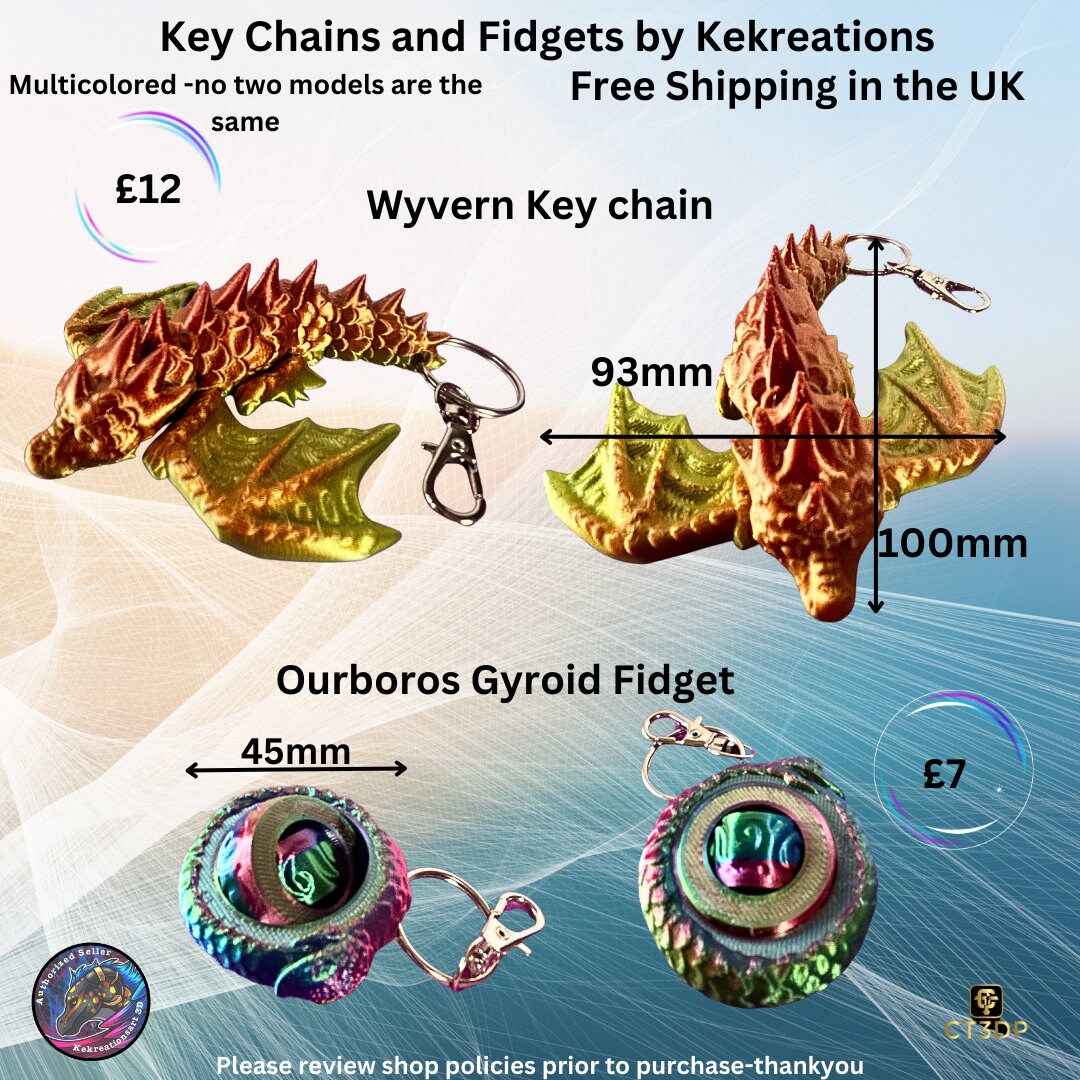 Key Chains and Fidgets by Kekreations