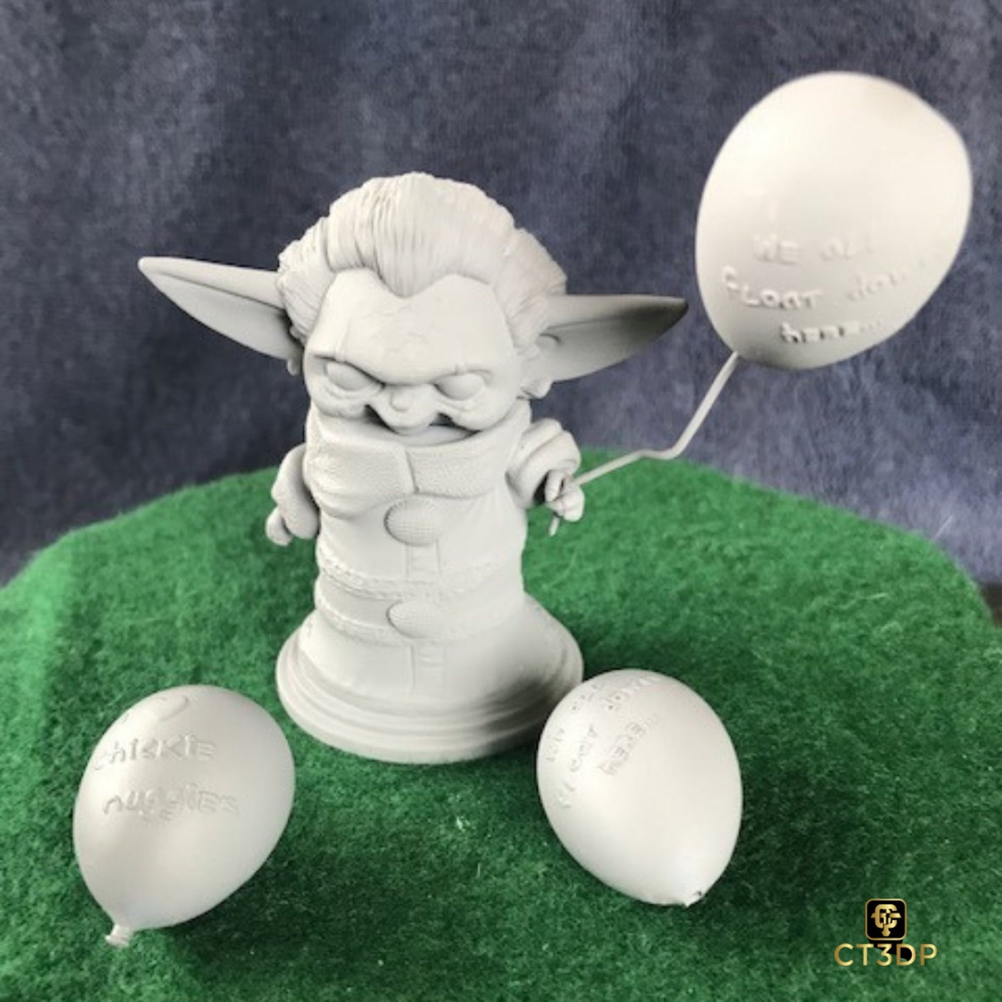 NEW: Halloween - Grogu Pennywise. Standing at 85mm tall - a must have addition to your halloween collection