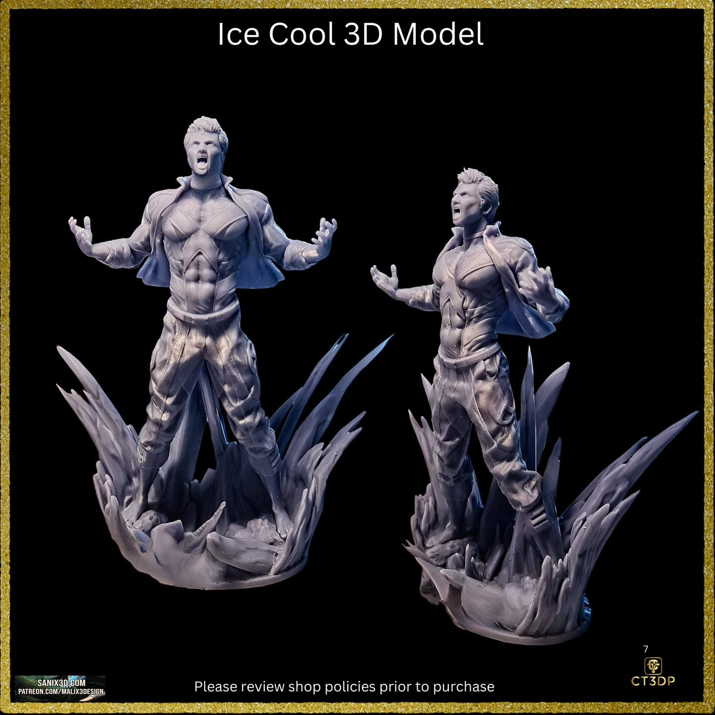 Fan Art Ice Man (Robert Louis "Bobby" Drake)