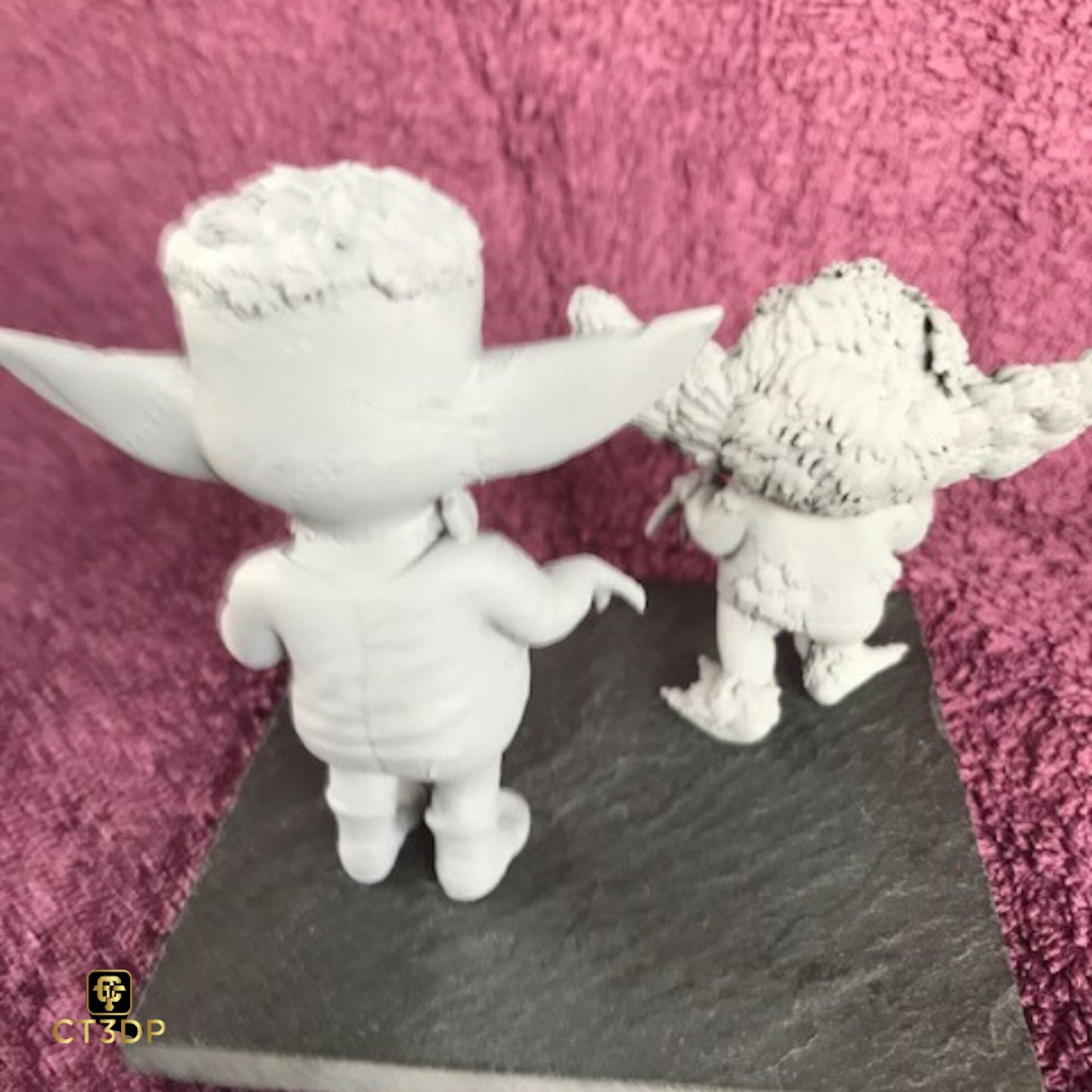 Halloween Grogu Miniature Set: Draccy, Mummy, Franky, Wolfy