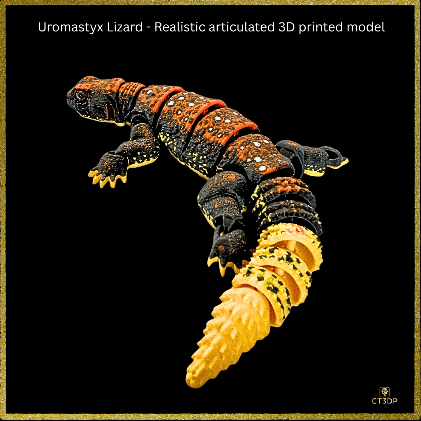 Realistic Filament Uromastyx Lizard