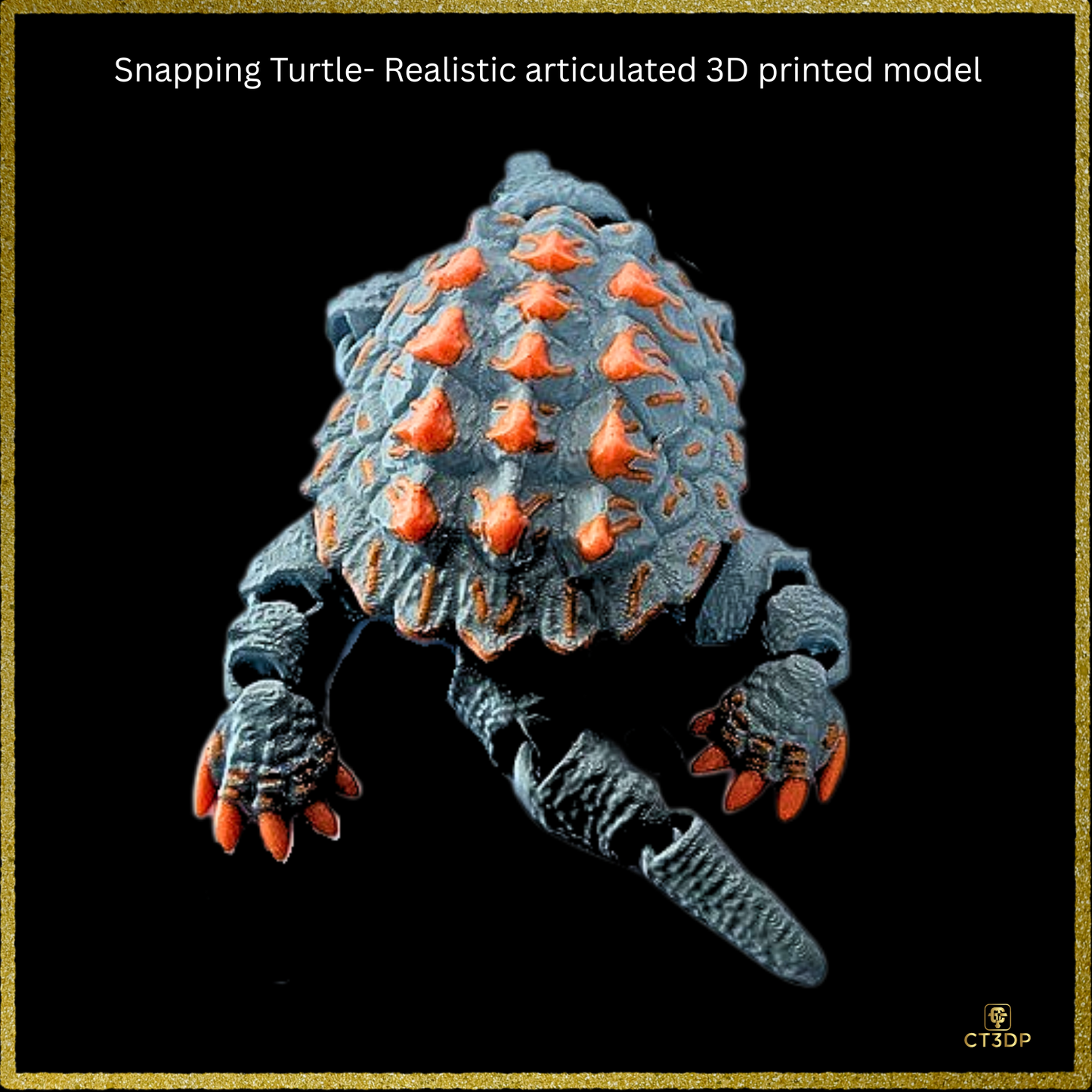 Realistic Filament Snapping Turtle