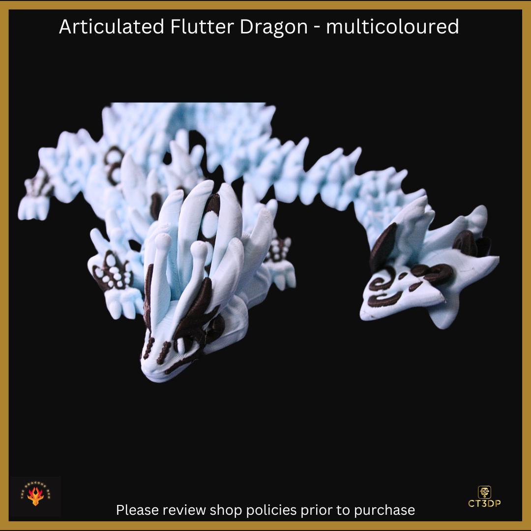 Multi-Coloured Articulated Flutter Dragon Model