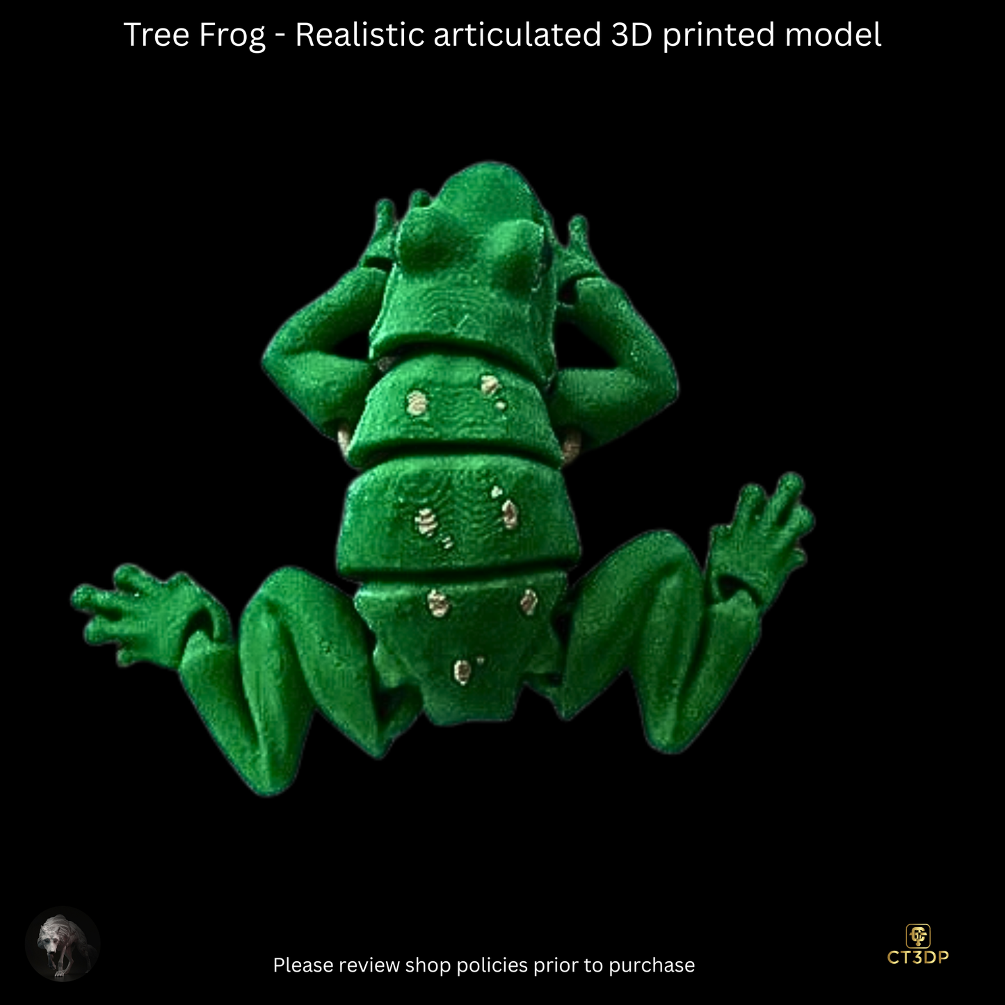 Realistic Filament Tree Frog
