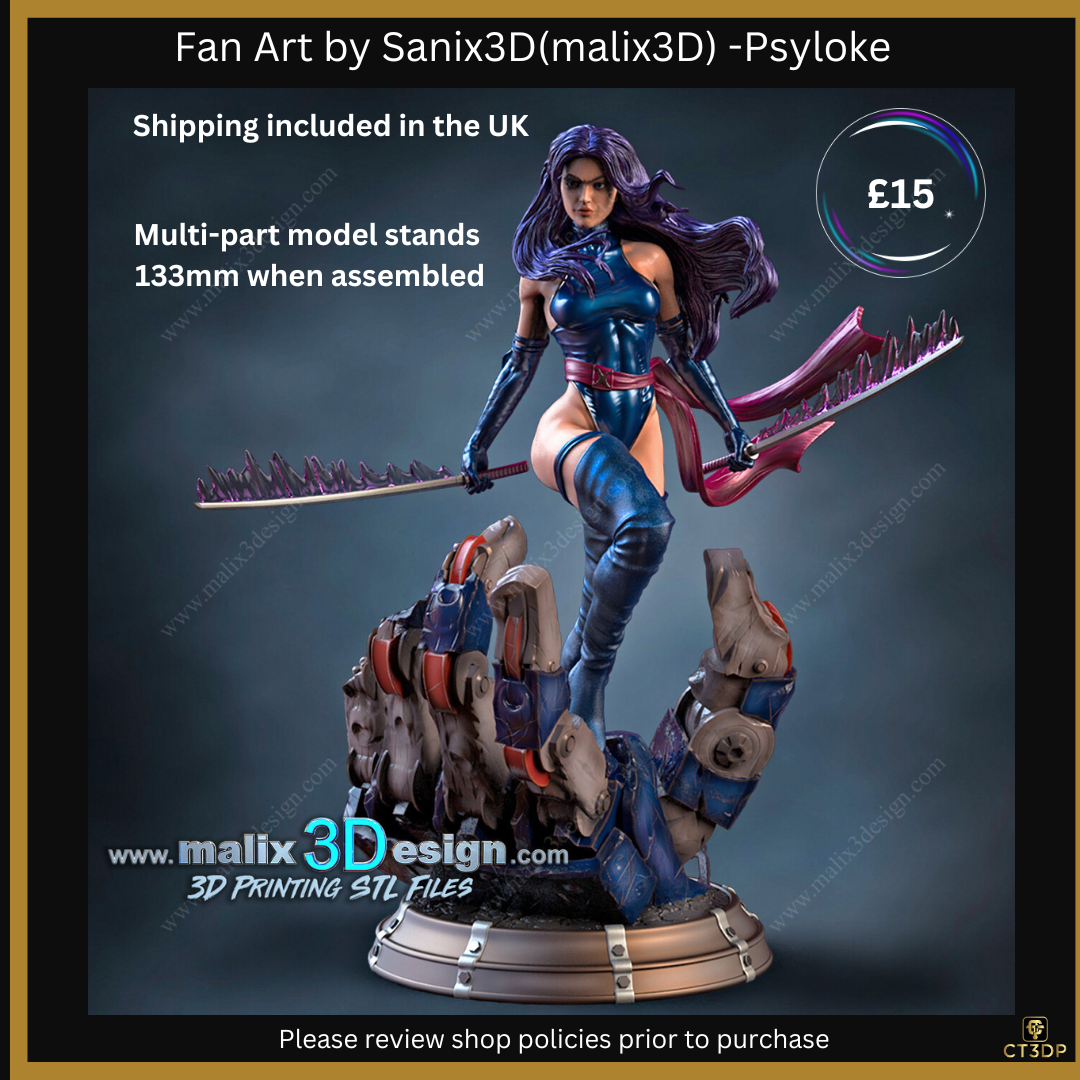 Fan Art Psylocke (Betsy Braddock)