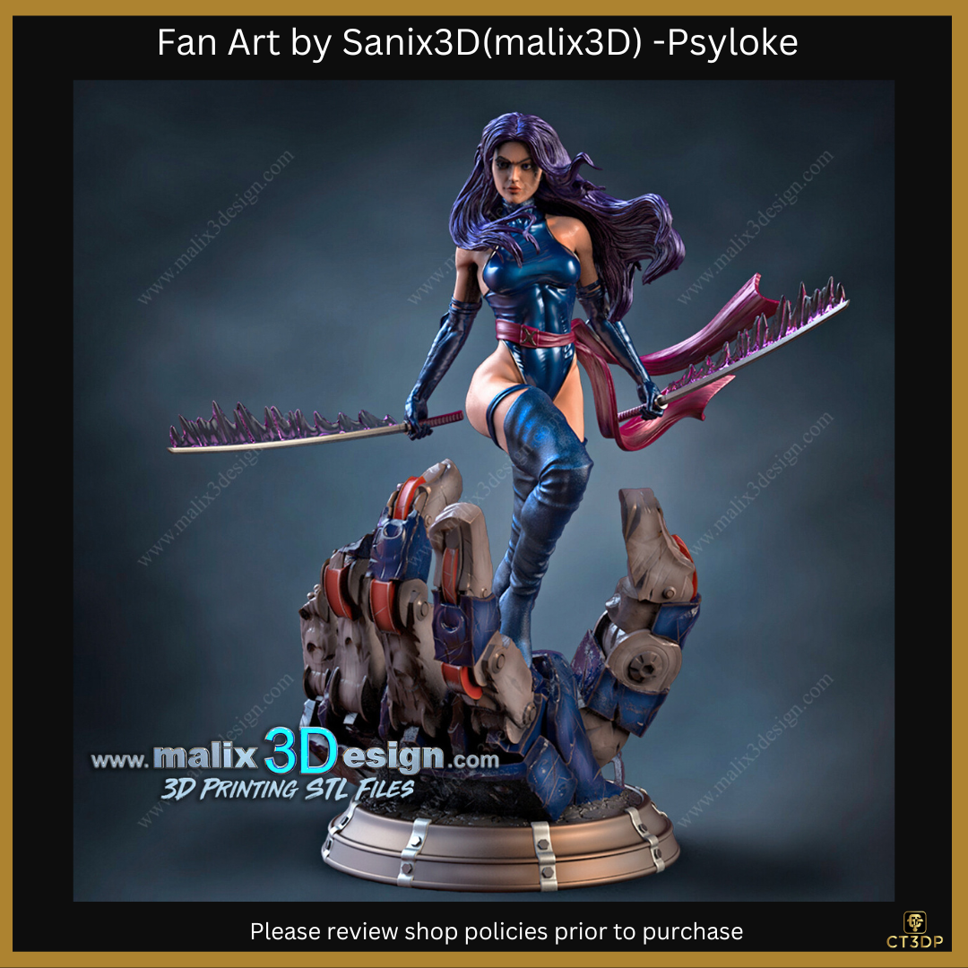 Fan Art Psylocke (Betsy Braddock)