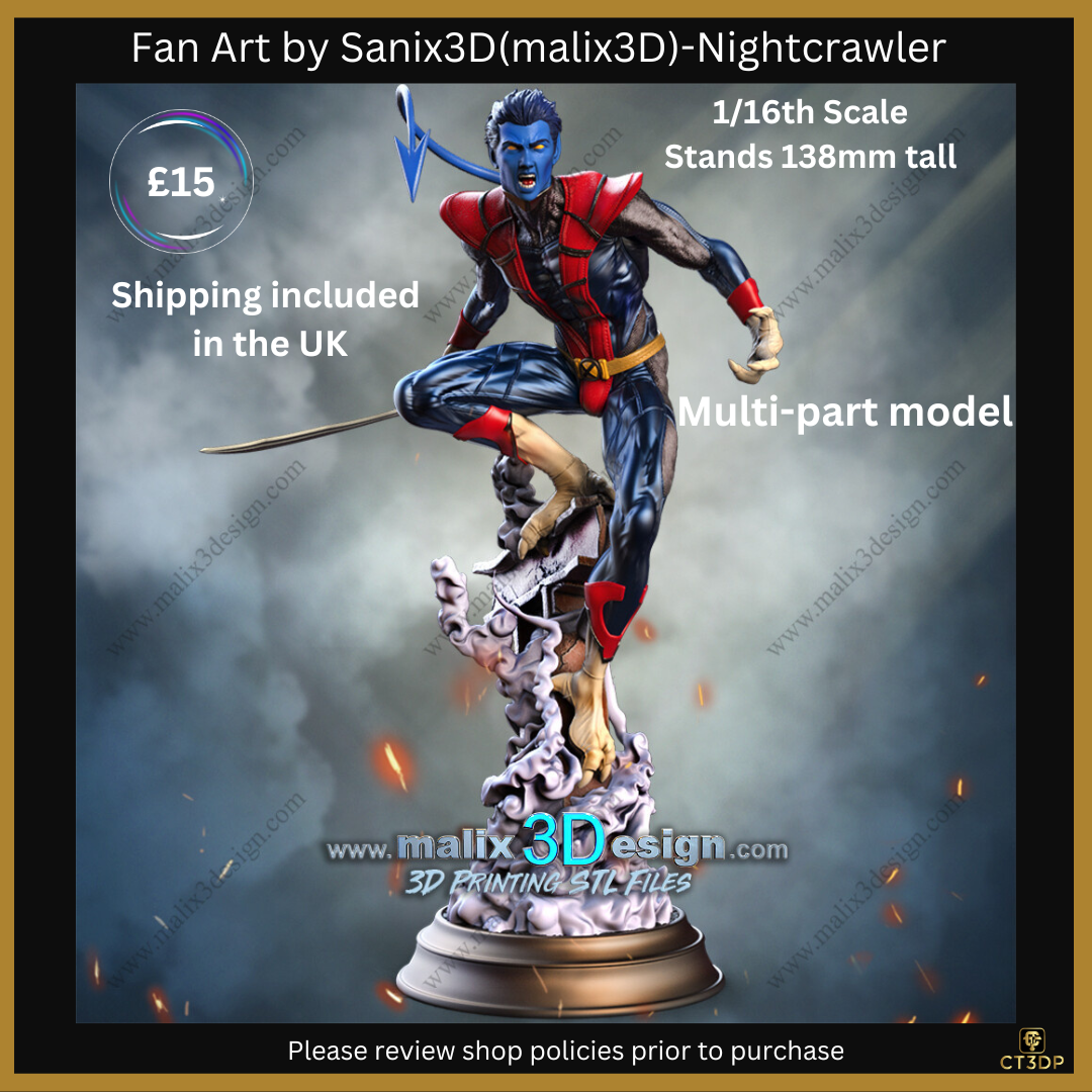 Fan Art Nightcrawler (Kurt Wagner)