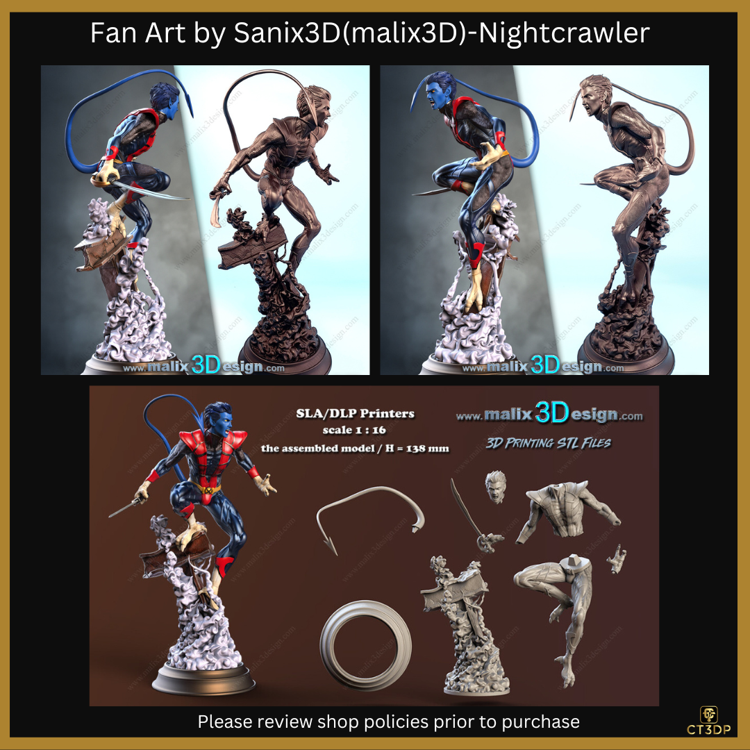 Fan Art Nightcrawler (Kurt Wagner)