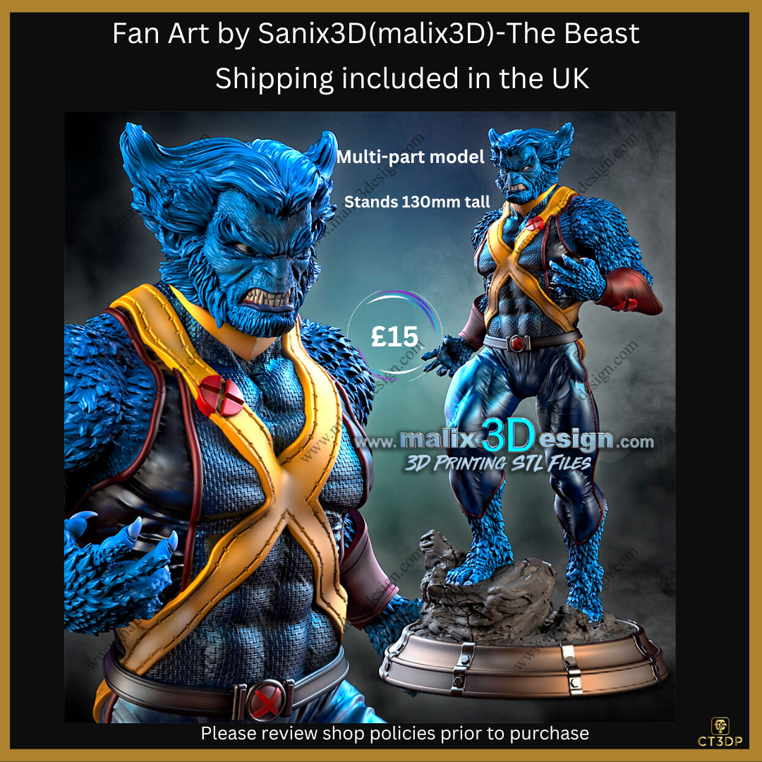 Fan Art The Beast (Dr. Henry Philip "Hank" McCoy)