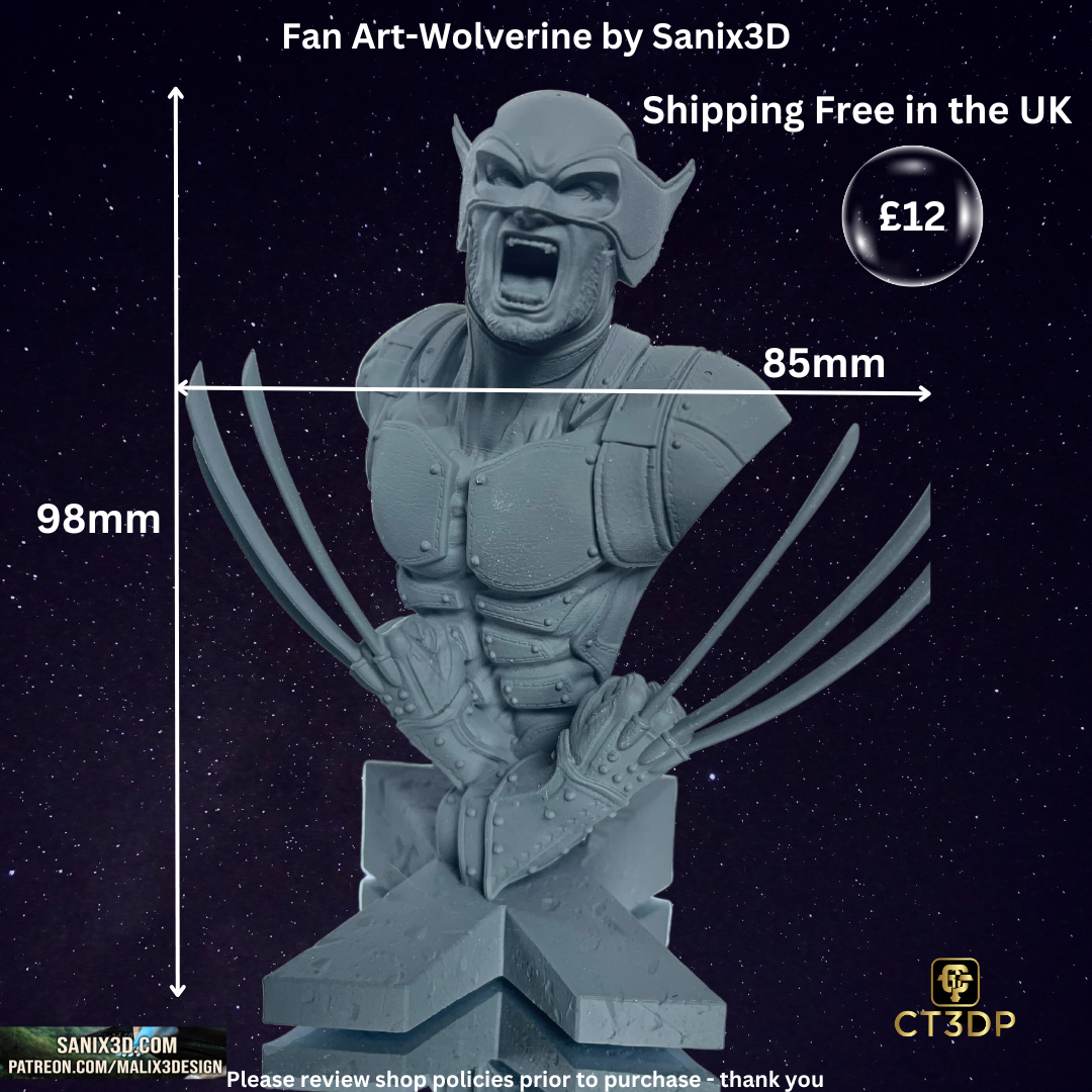 Fan Art Wolverine Bust (James "Logan" Howlett)