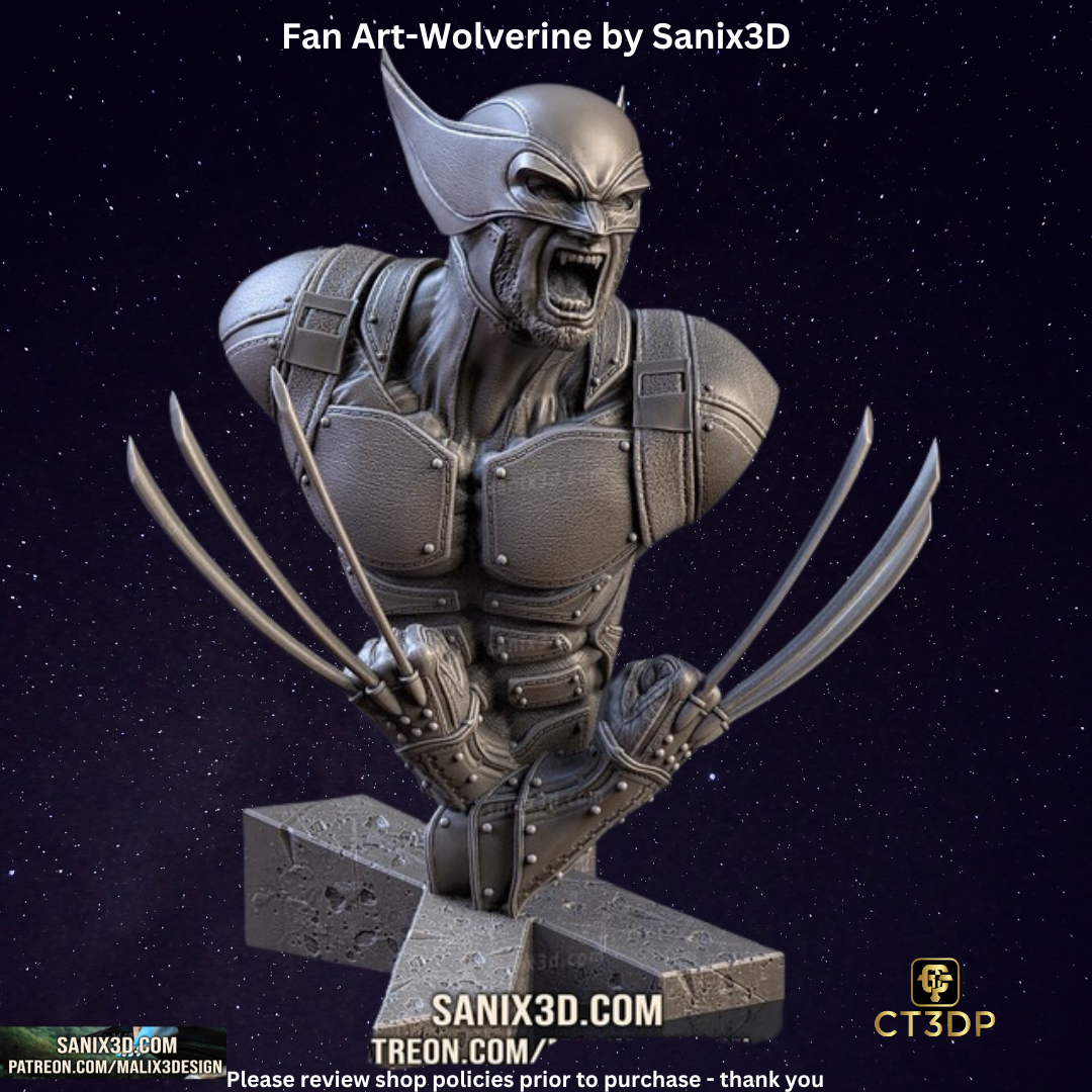 Fan Art Wolverine Bust (James "Logan" Howlett)