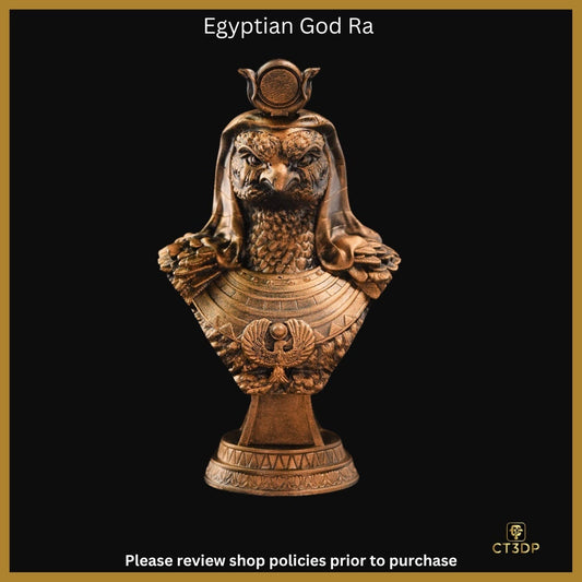 Ra - Ancient Egyptian Solar Deity Model: 3D Printed Resin
